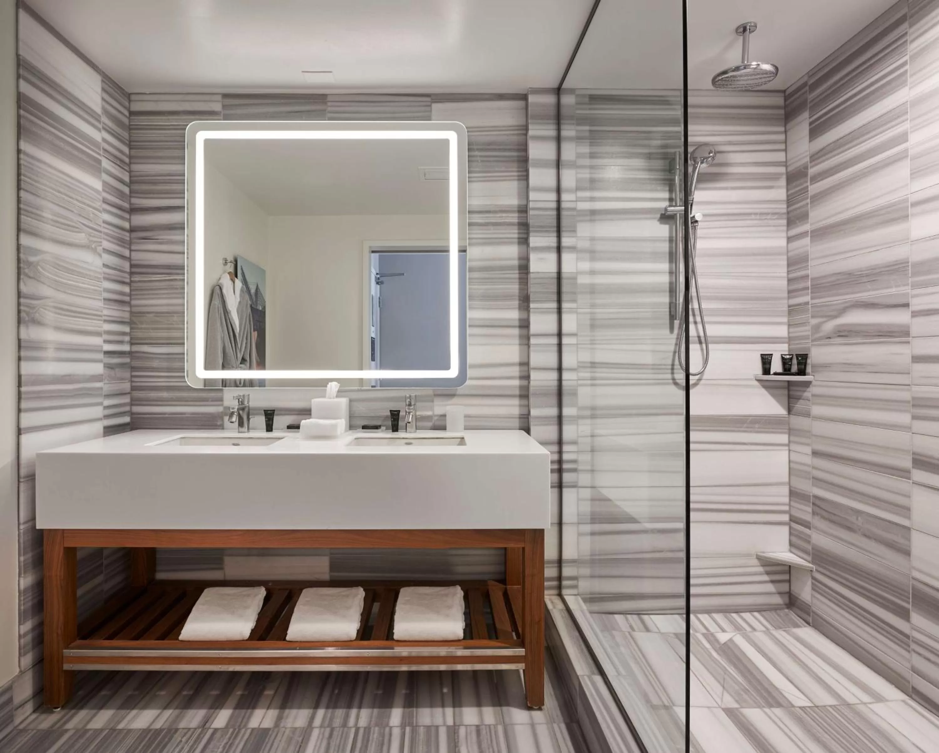 Bathroom in Hyatt Centric the Pike Long Beach