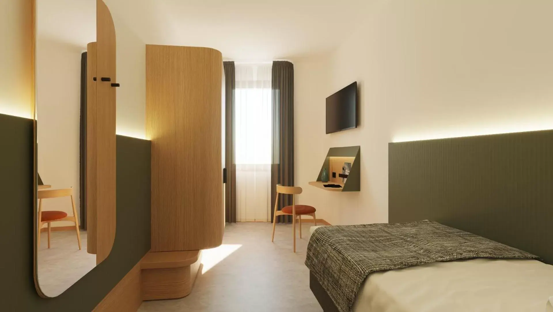 Bed, Room Photo in Hotel Casa Del Pellegrino