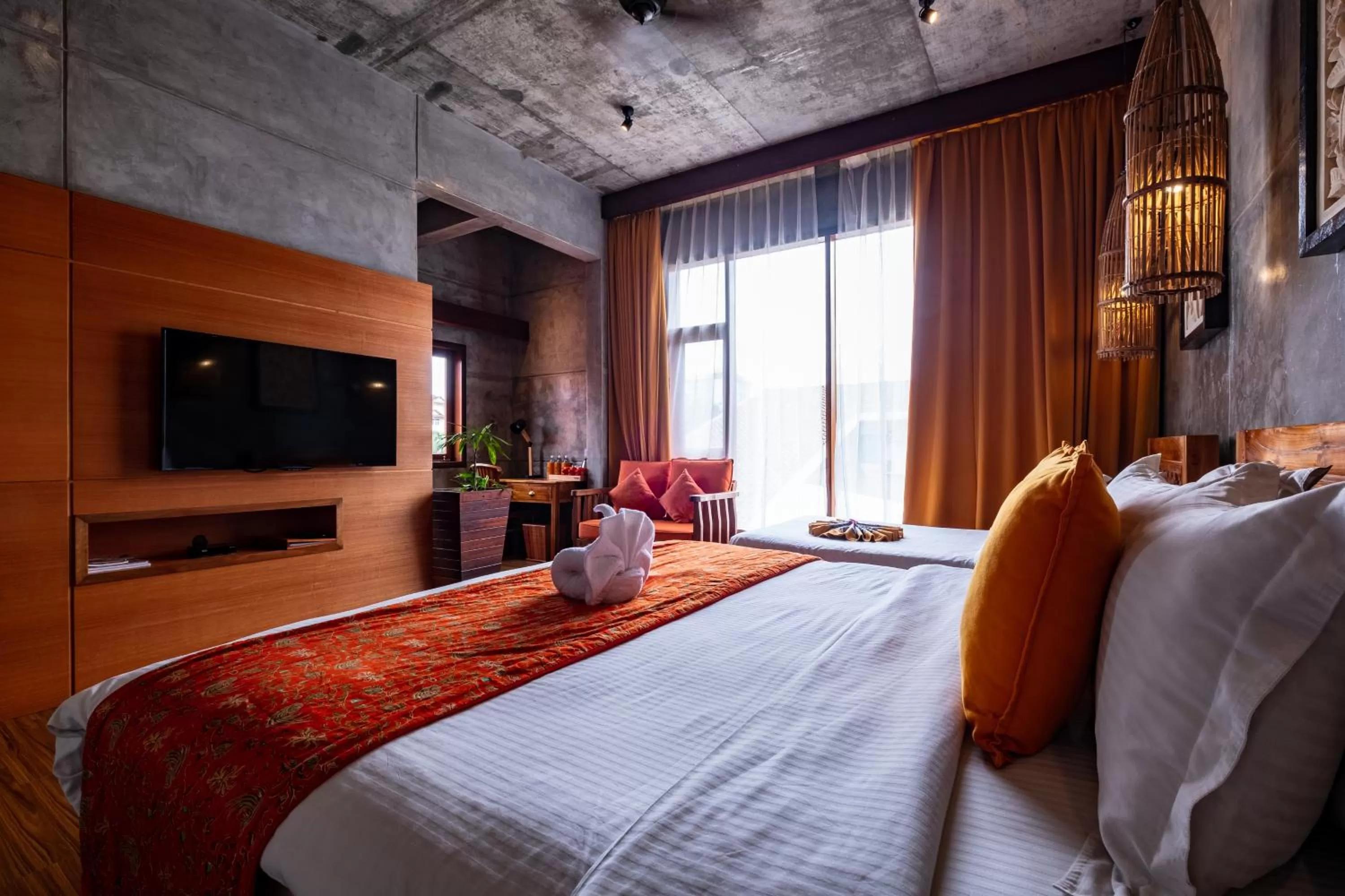 Bed in Ipoh Bali Hotel