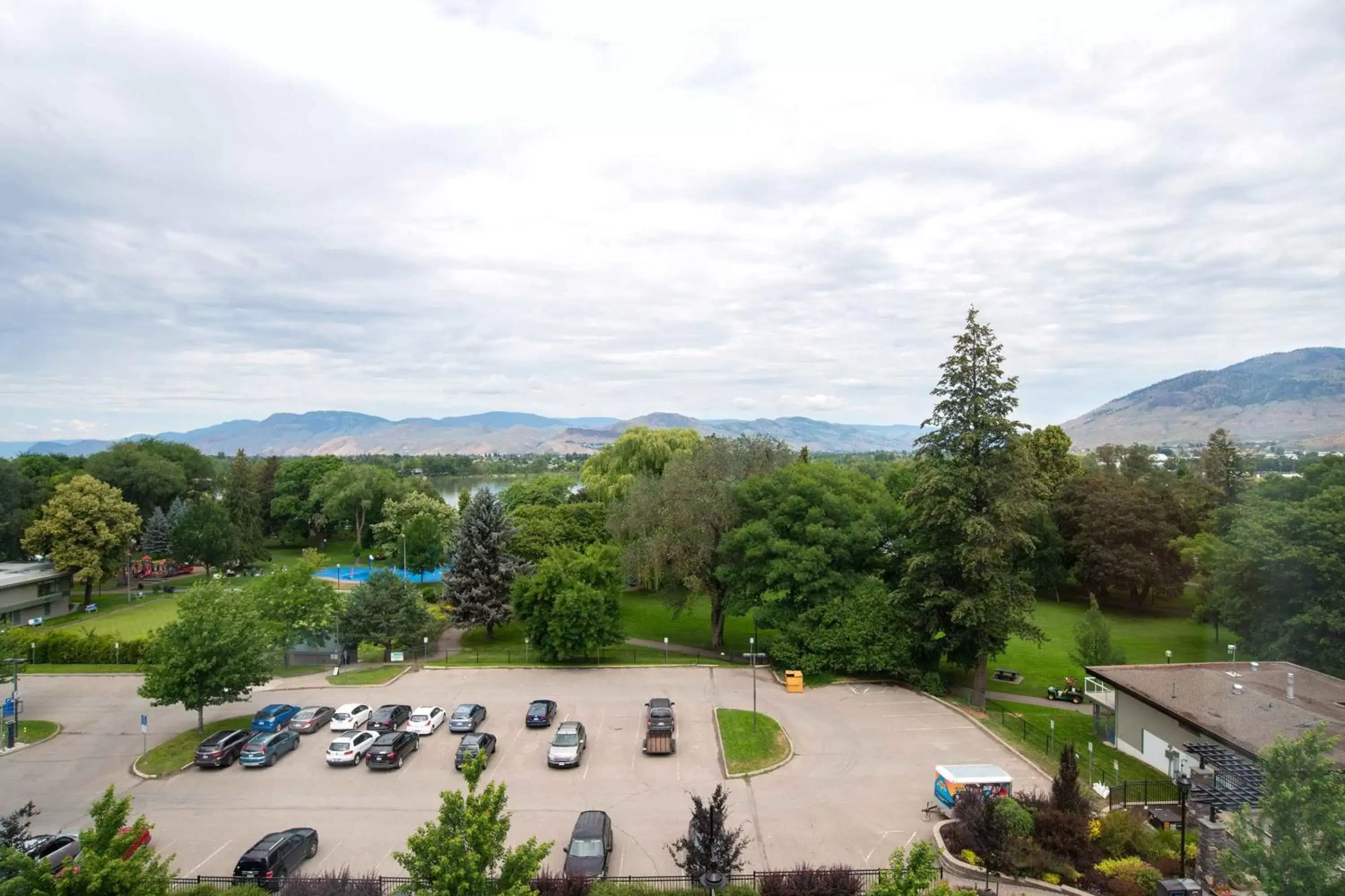 Garden view, Pool View in Sandman Signature Kamloops Hotel