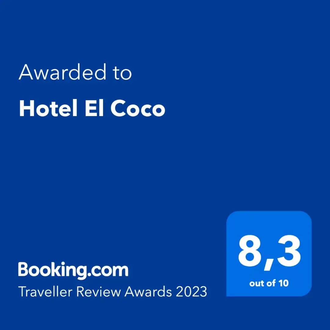 Logo/Certificate/Sign/Award in Hotel El Coco