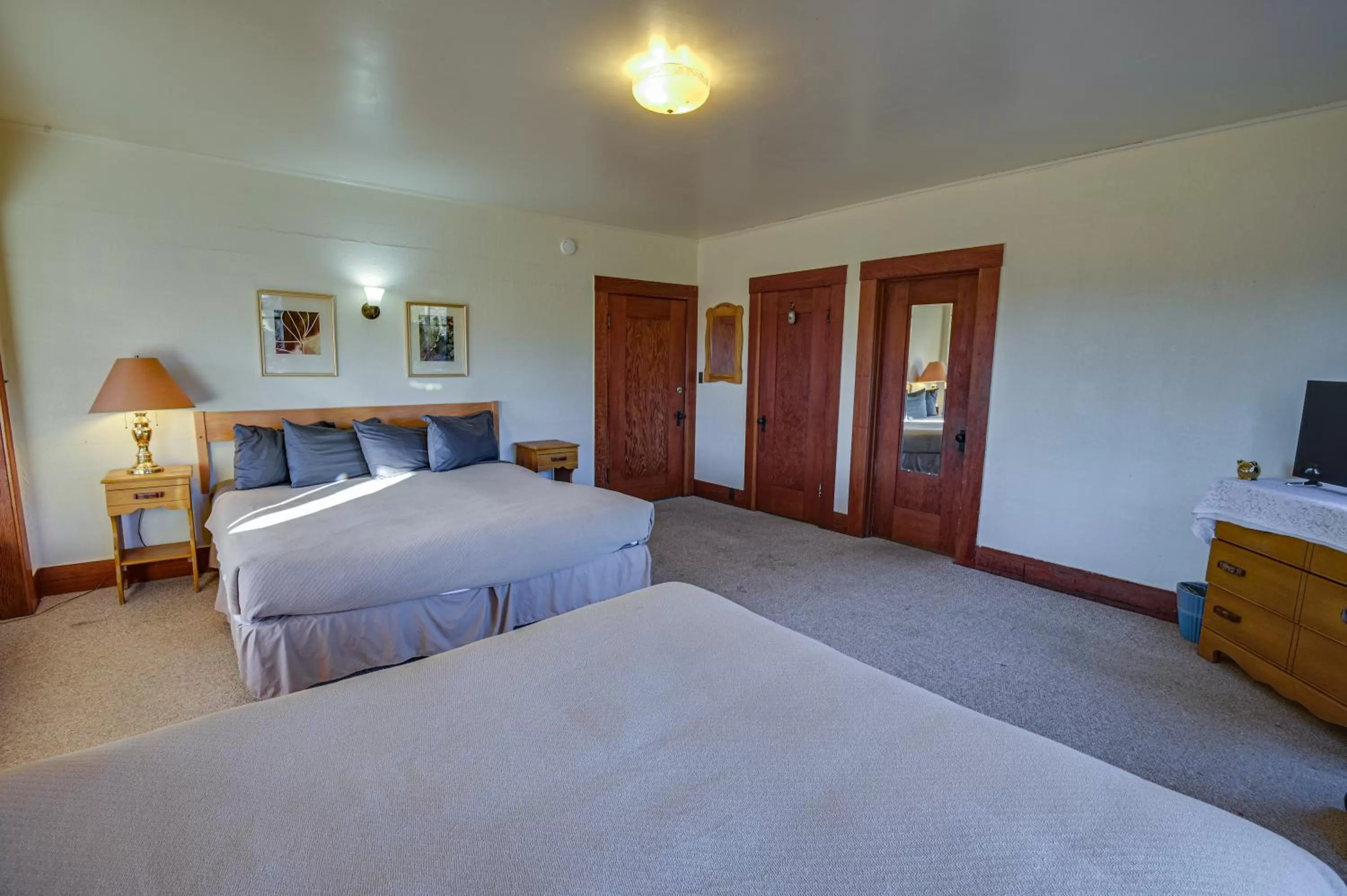 Bed in The Captains Quarters