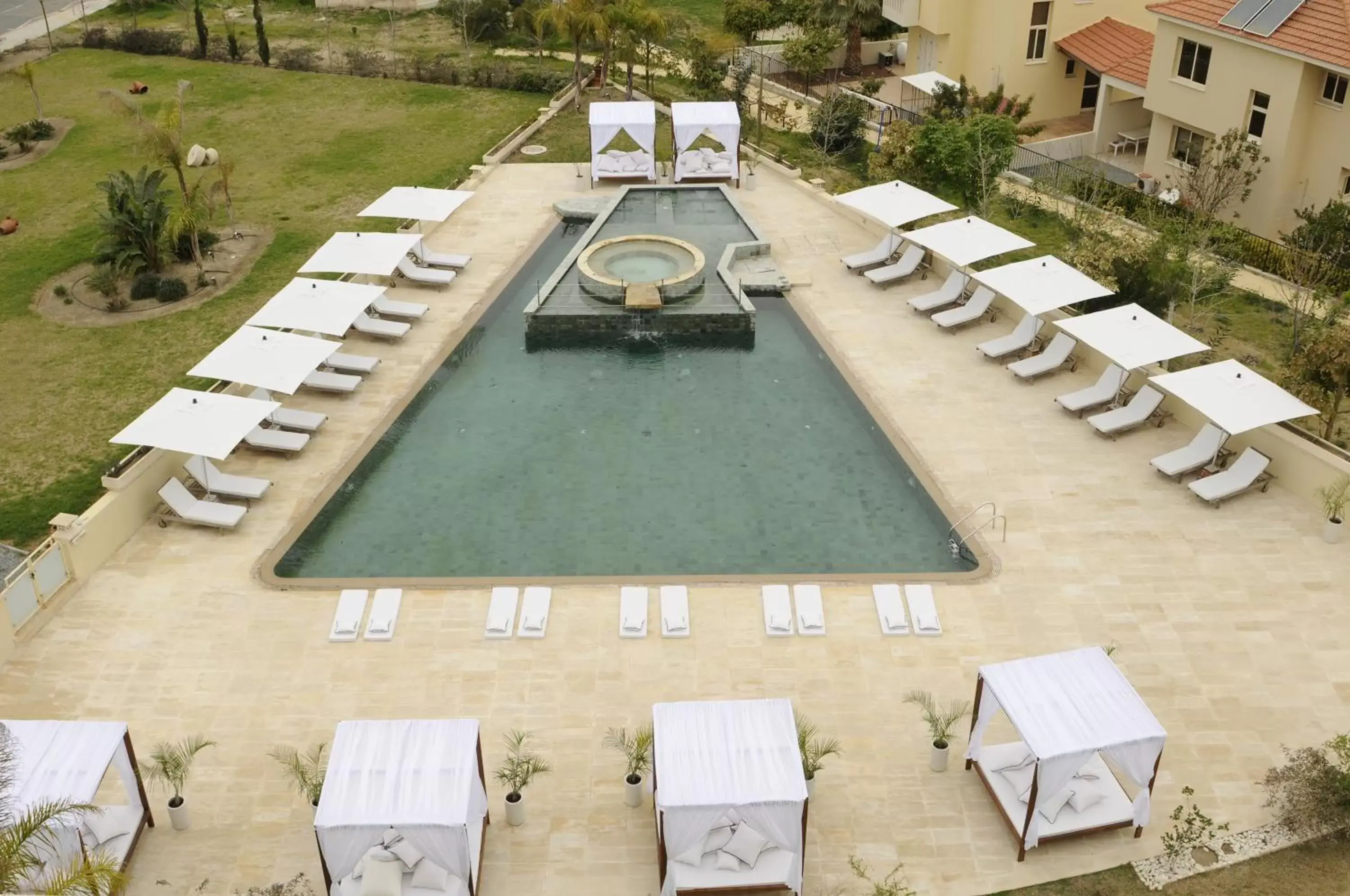 Balcony/Terrace, Pool View in E-Hotel Larnaca Resort & Spa