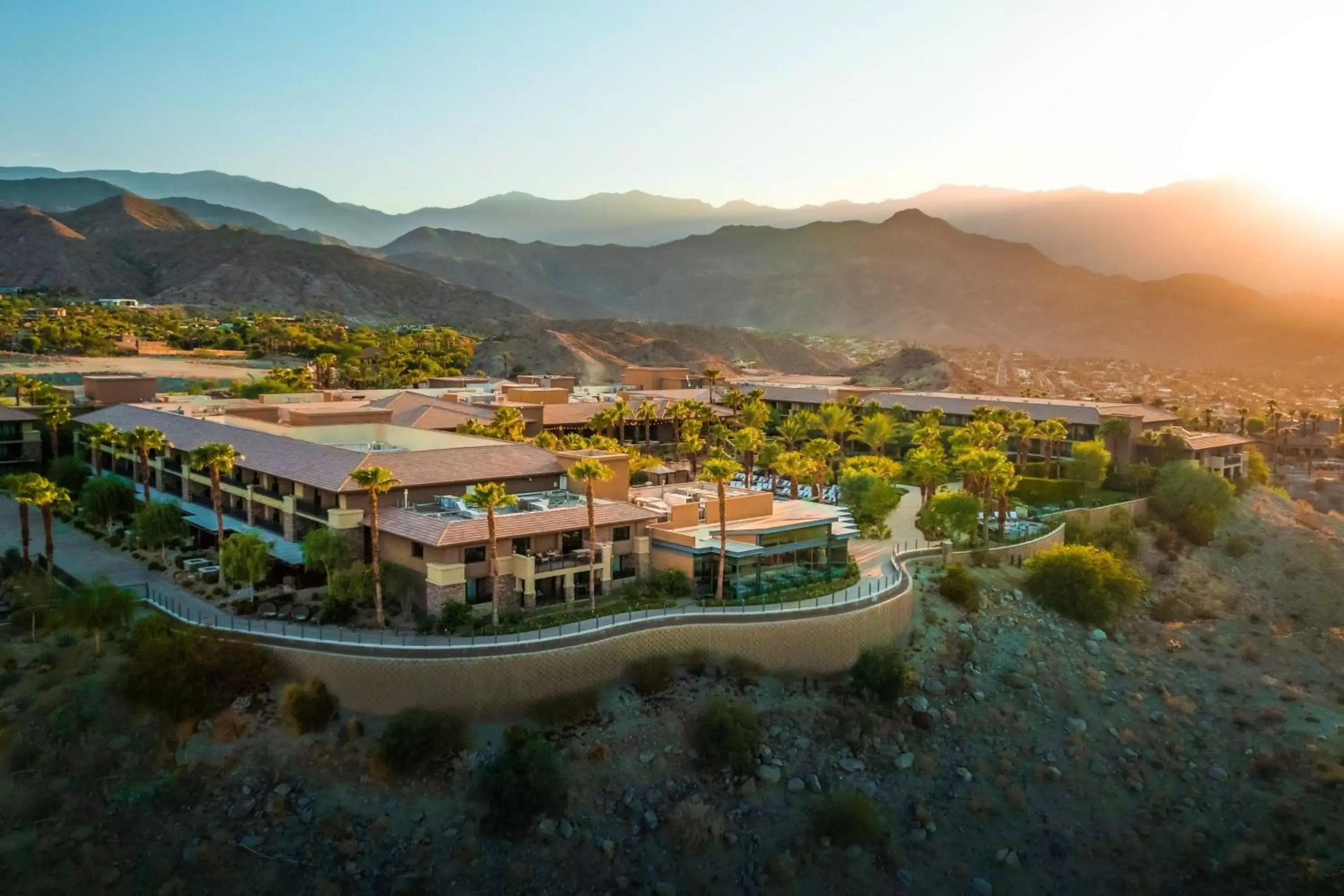 Property building, Bird's-eye View in The Ritz-Carlton, Rancho Mirage
