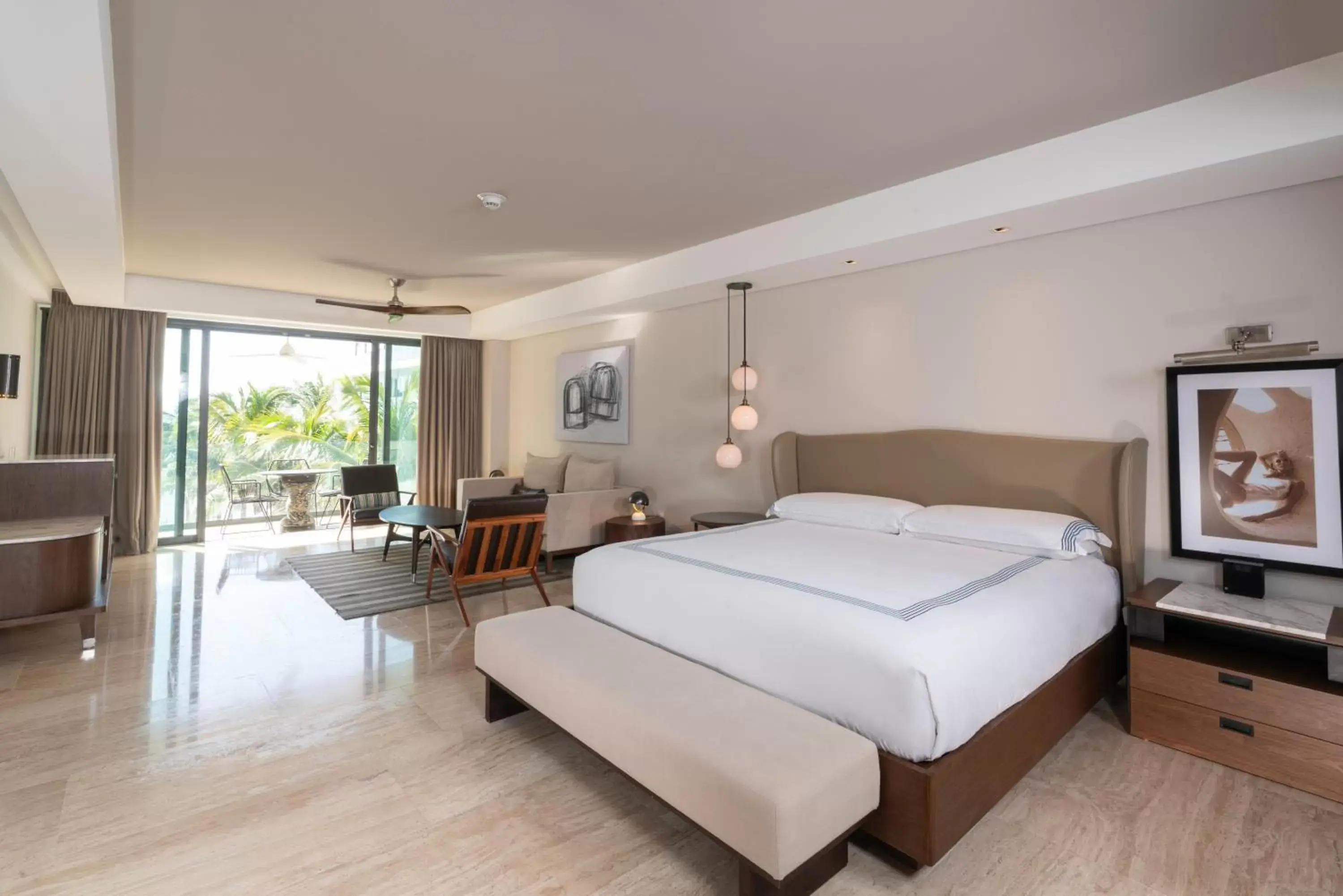 Photo of the whole room in Thompson Playa del Carmen Beach House, part of Hyatt