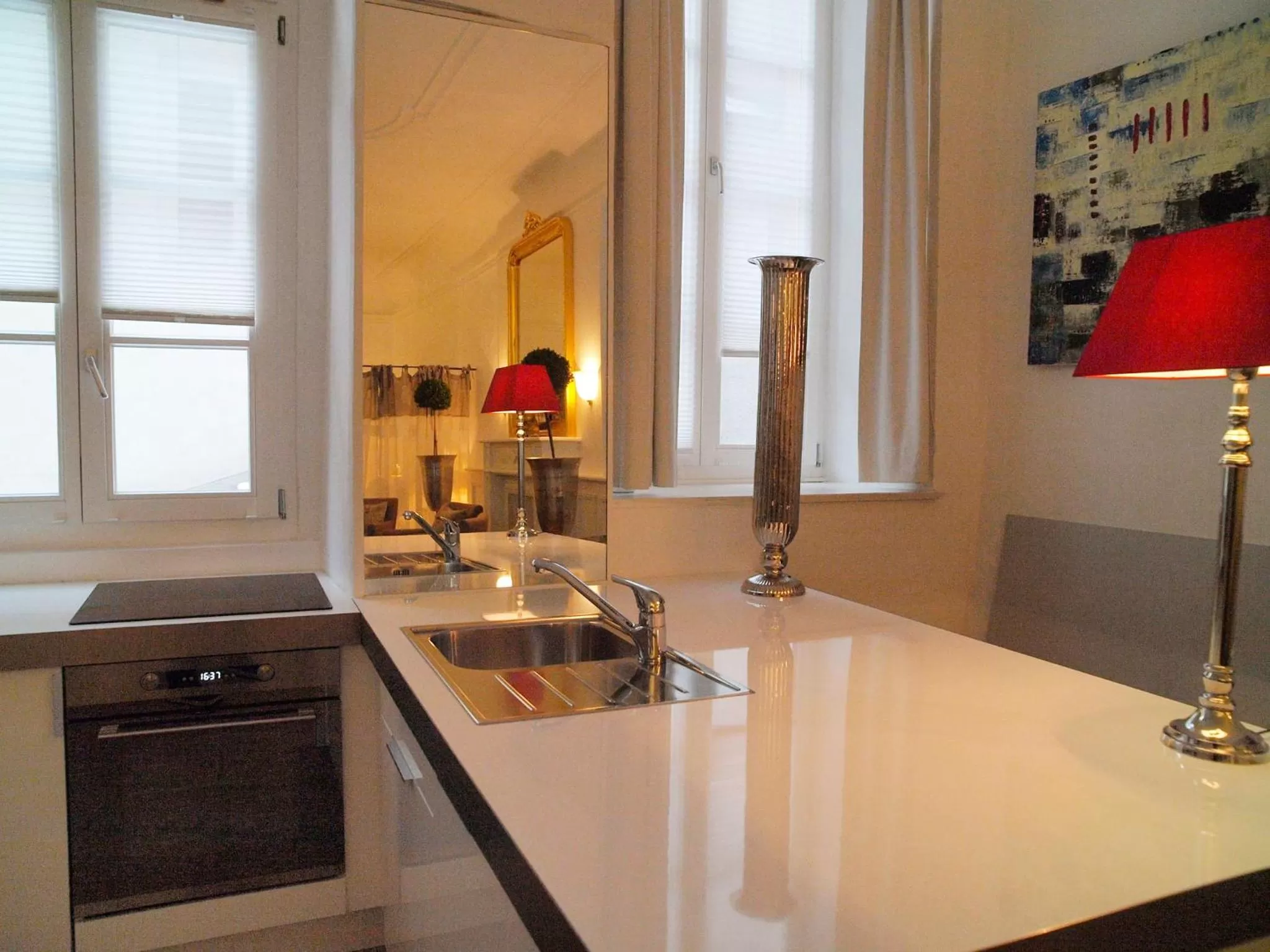 Kitchen or kitchenette in Hotel Goldenes Kreuz