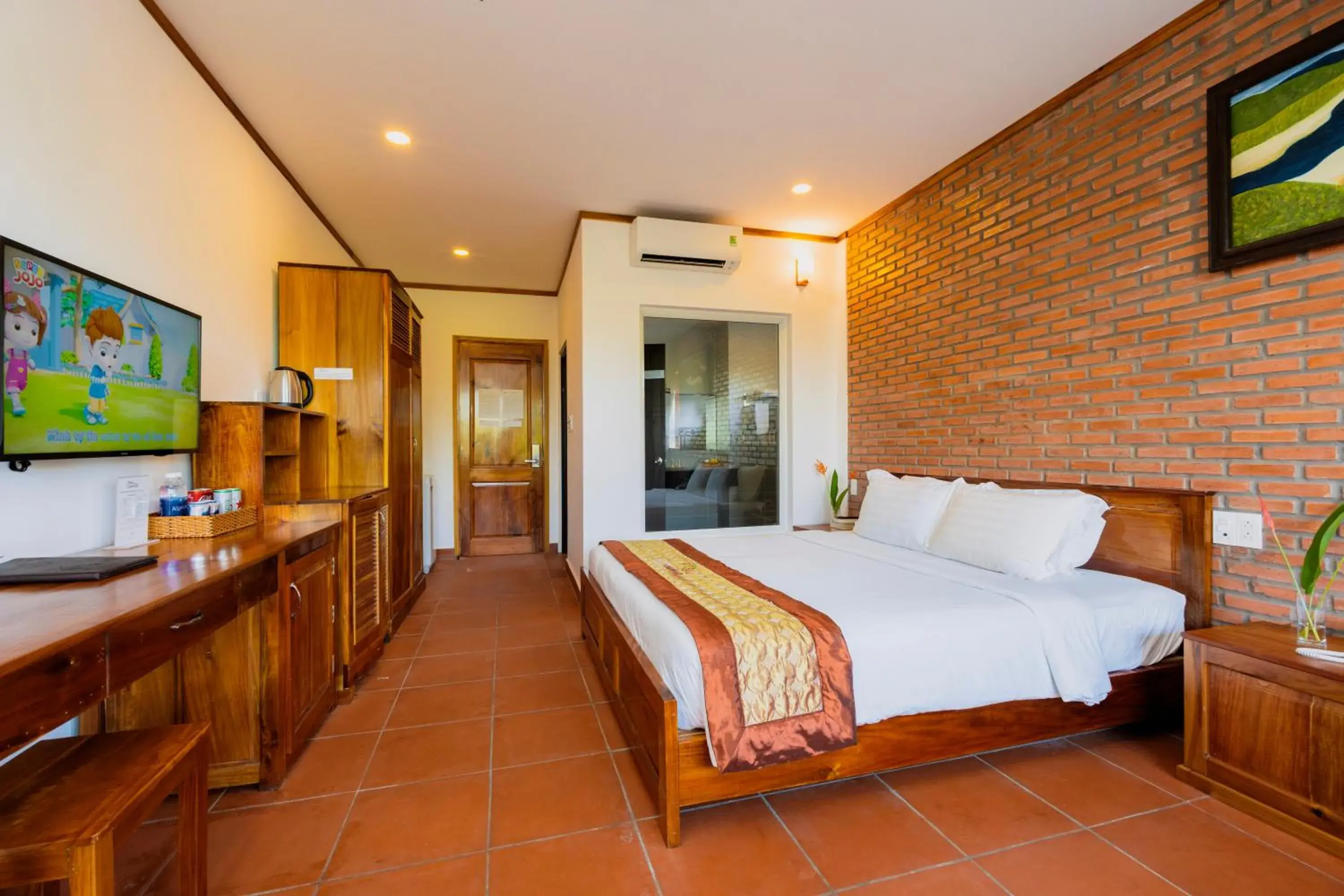 Bedroom, Bed in The Garden House Phu Quoc Resort