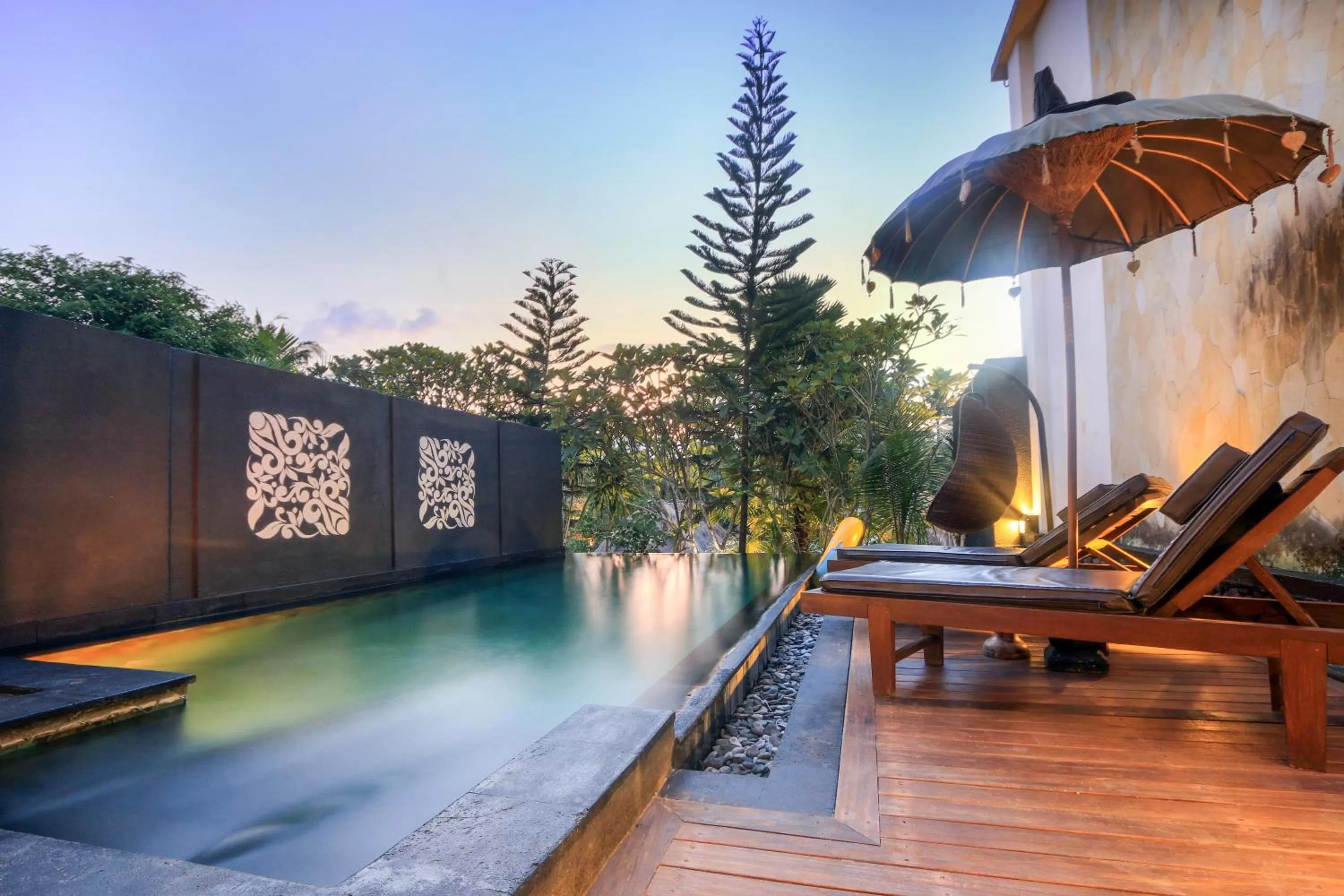 Swimming pool in KajaNe Mua at Ubud Bali