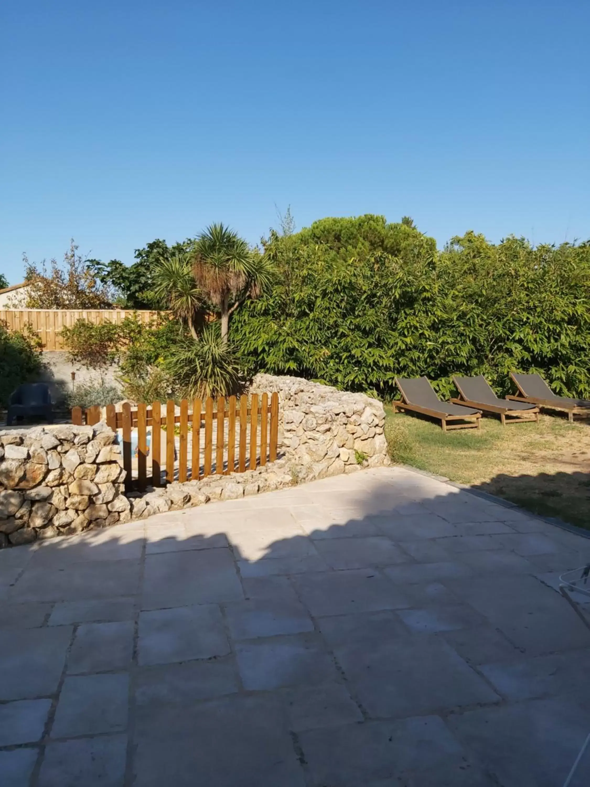 Garden in La villa de Fleury