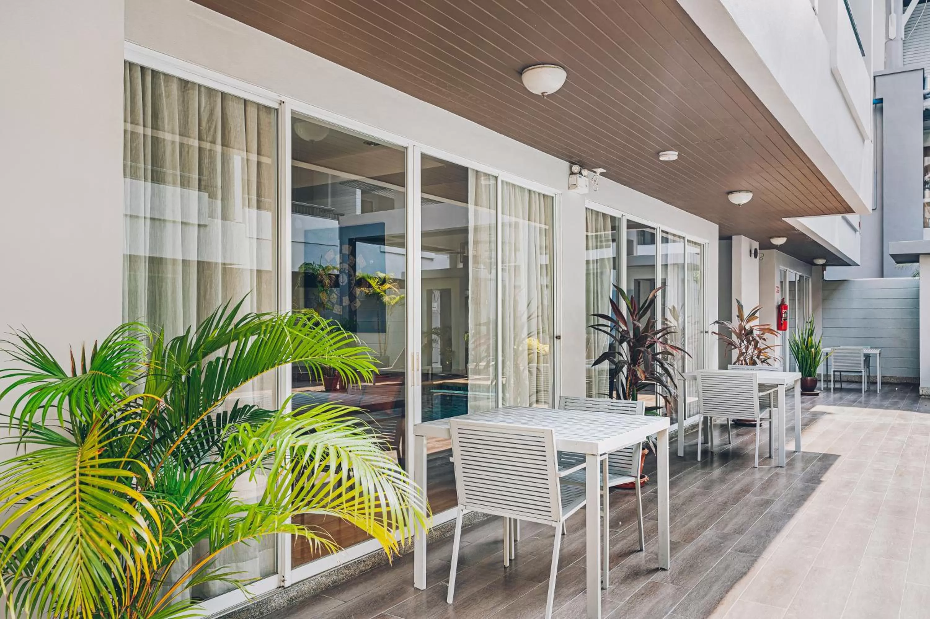 Patio in The Dale Pattaya Boutique and Spa