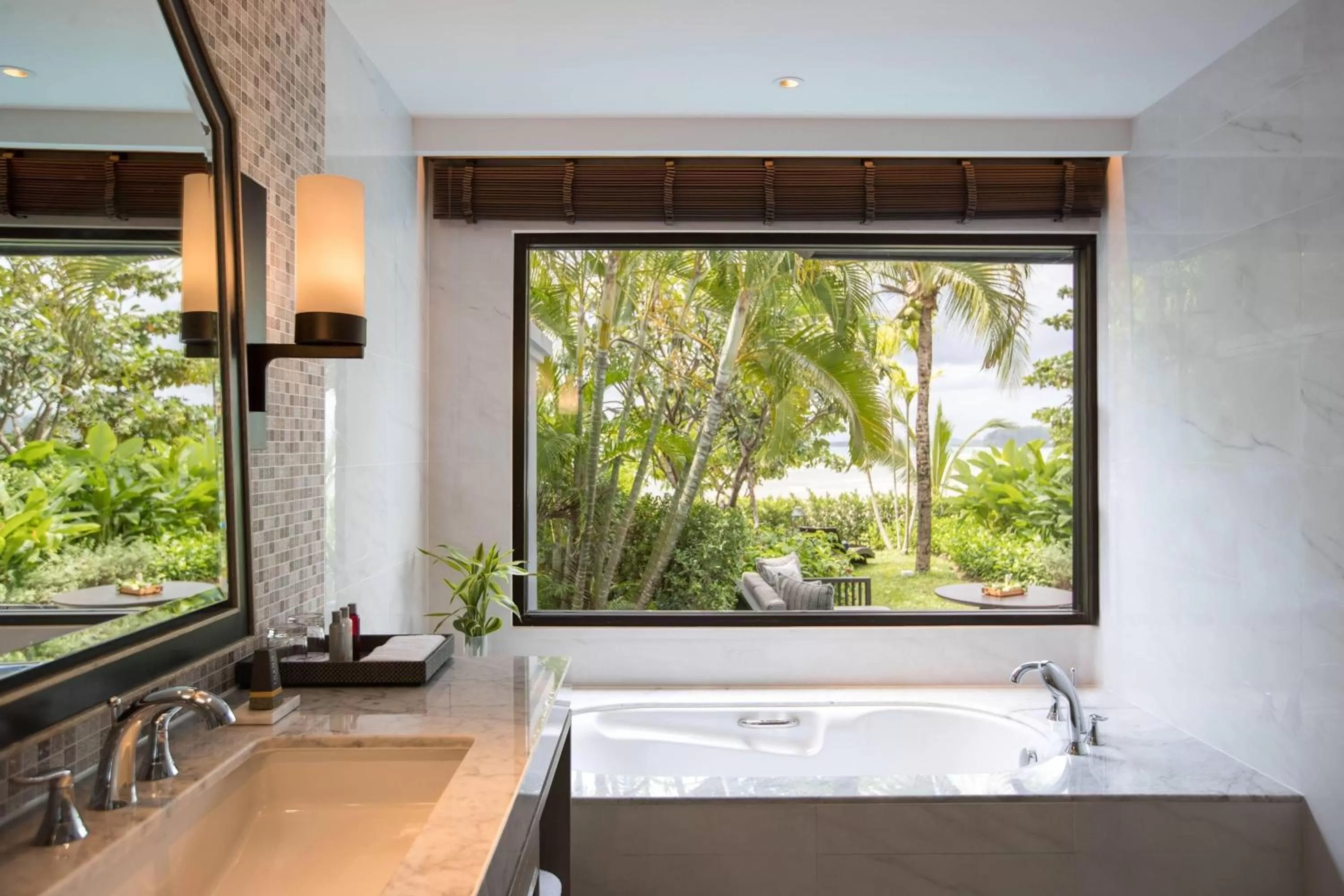 Bathroom in Phuket Marriott Resort and Spa, Nai Yang Beach