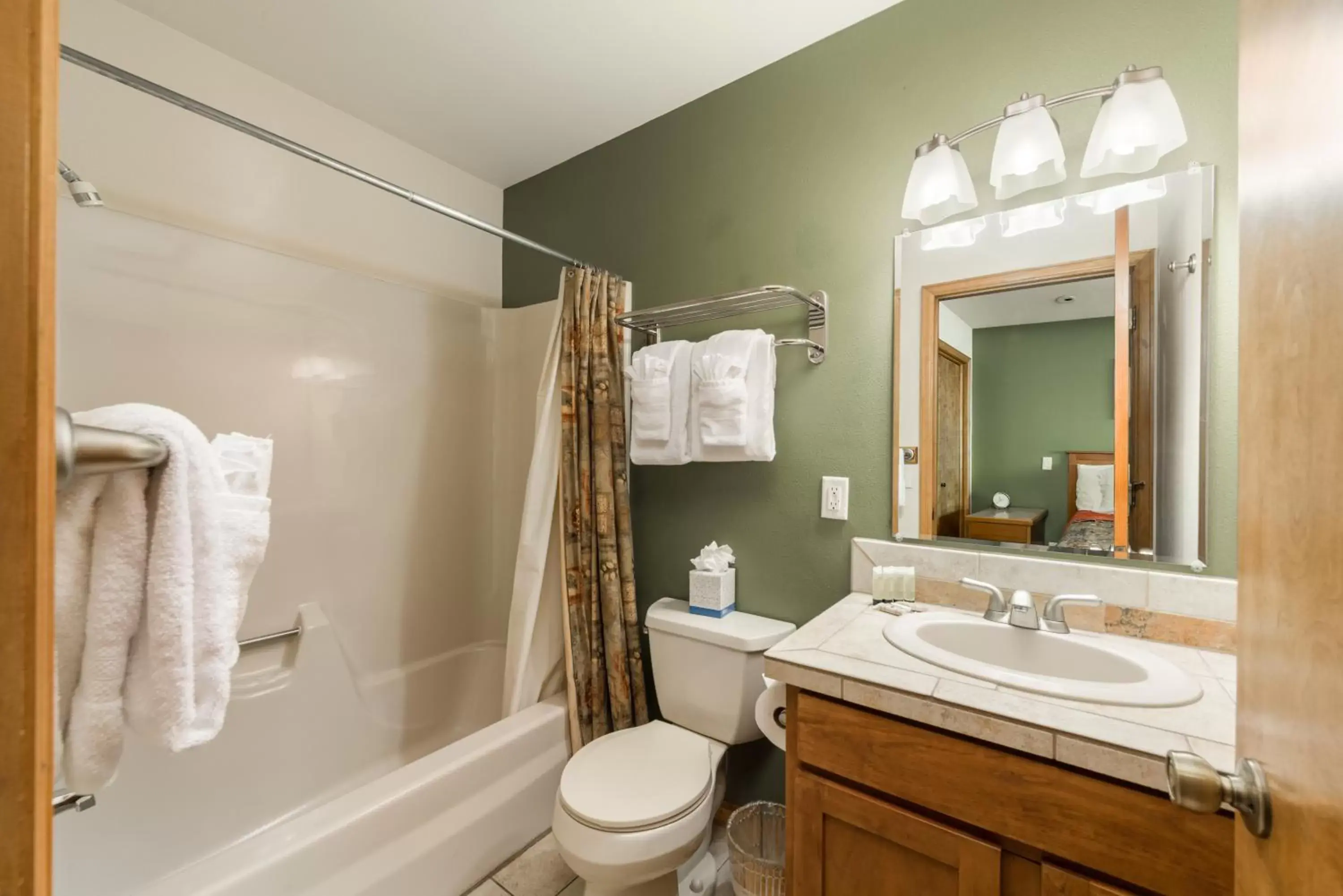 Bathroom in Ponderosa Lodge