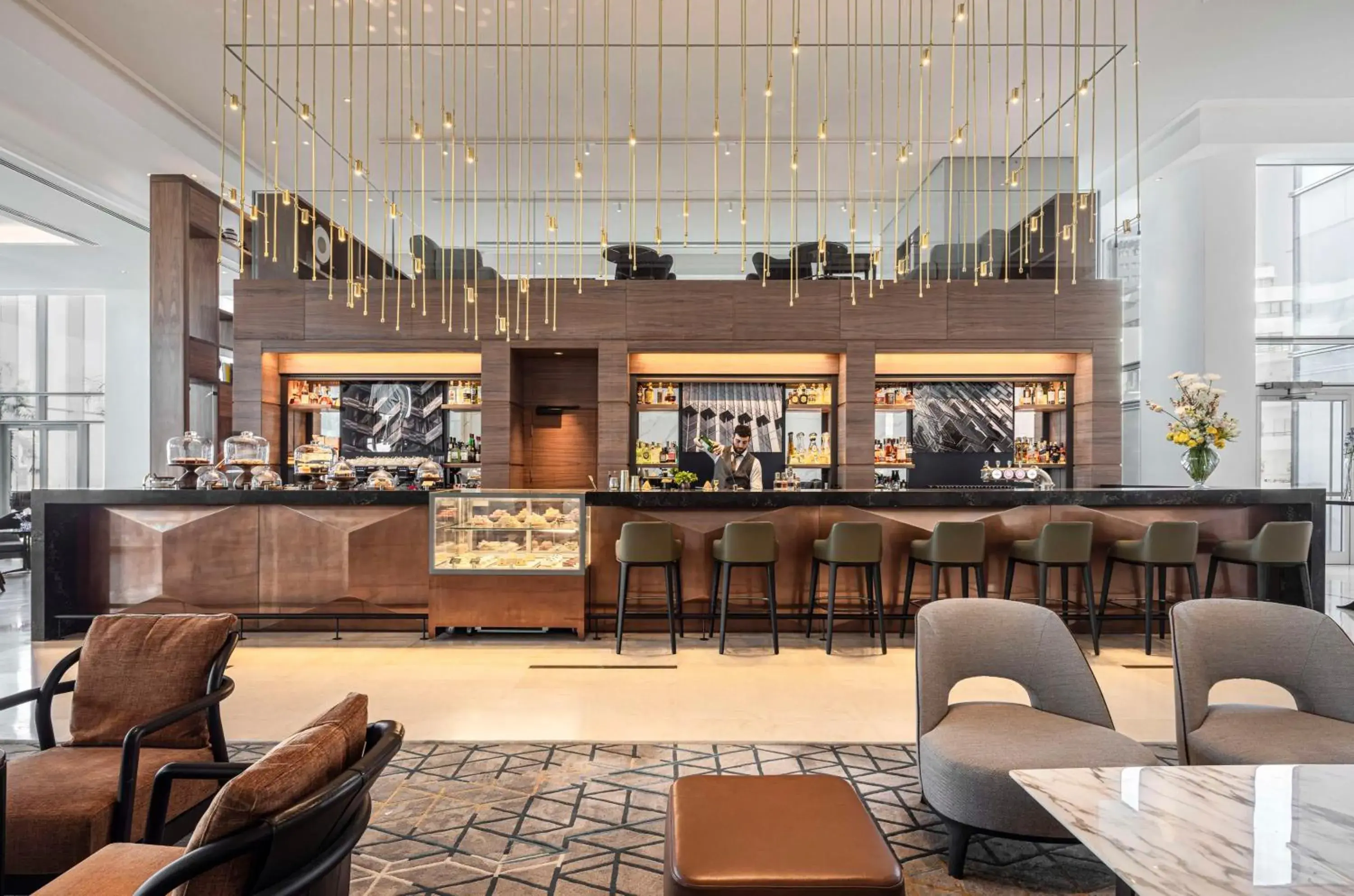 Lobby or reception in The David Kempinski Tel Aviv