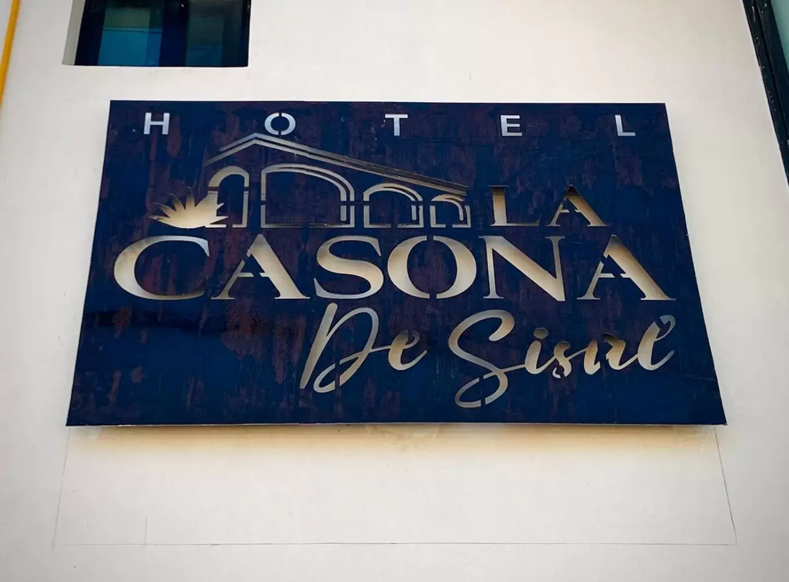 Property building in La Casona de Sisal Hotel