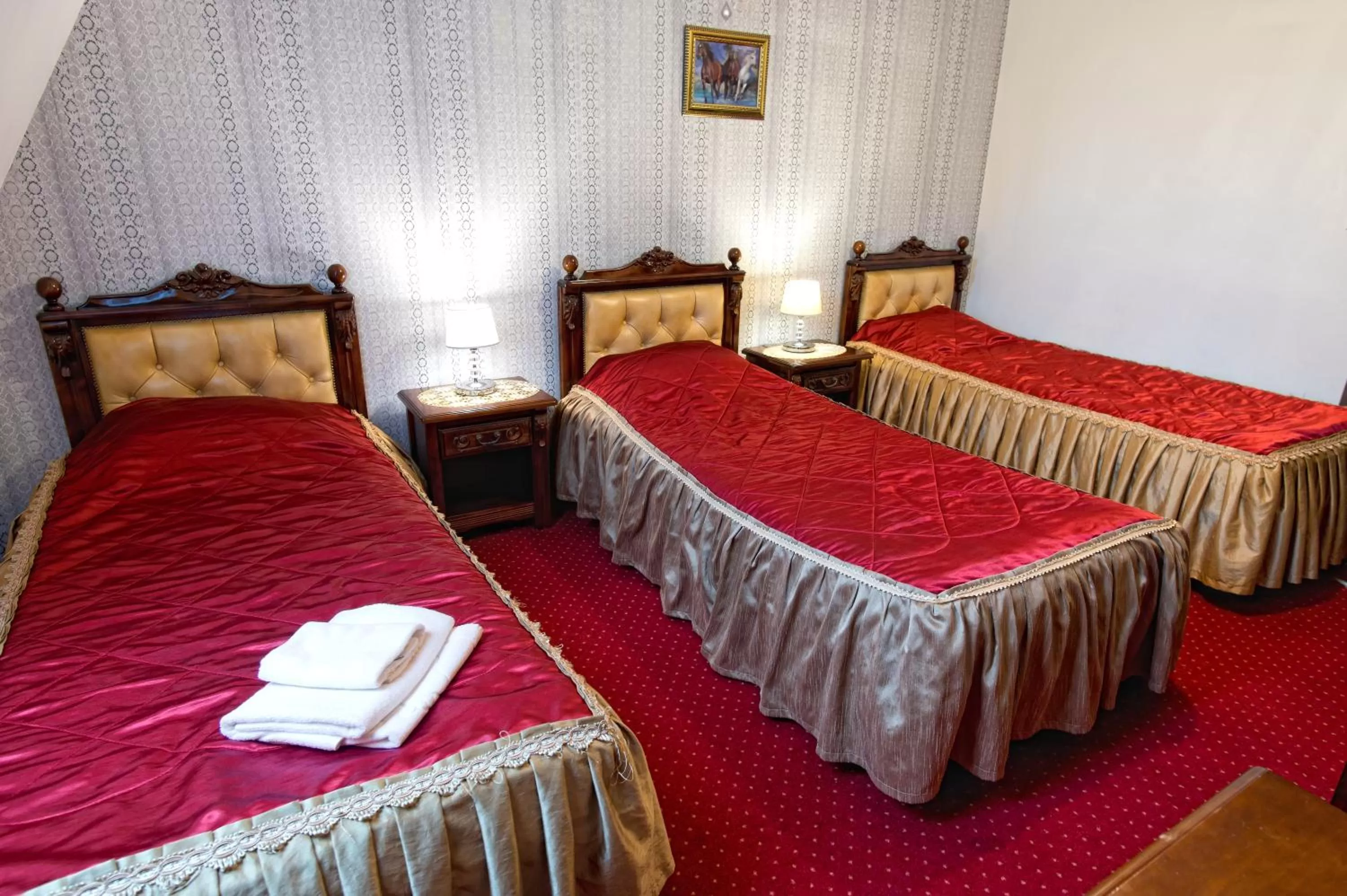 Bed in Hotel Campari