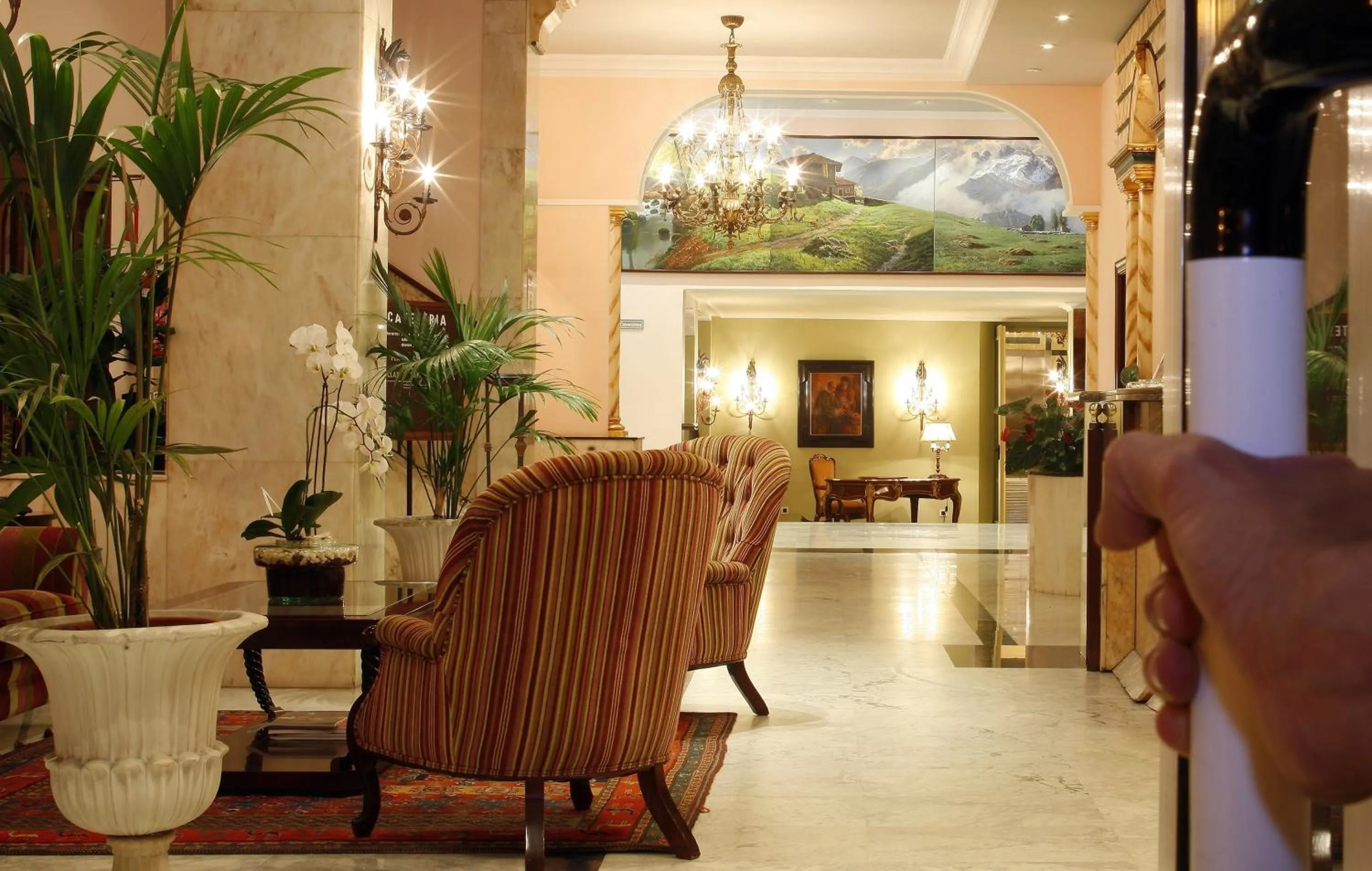 Lobby or reception in Hotel Alcomar
