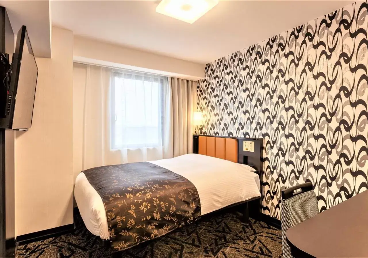 Bedroom, Bed in APA Hotel Saga Ekimae Chuo
