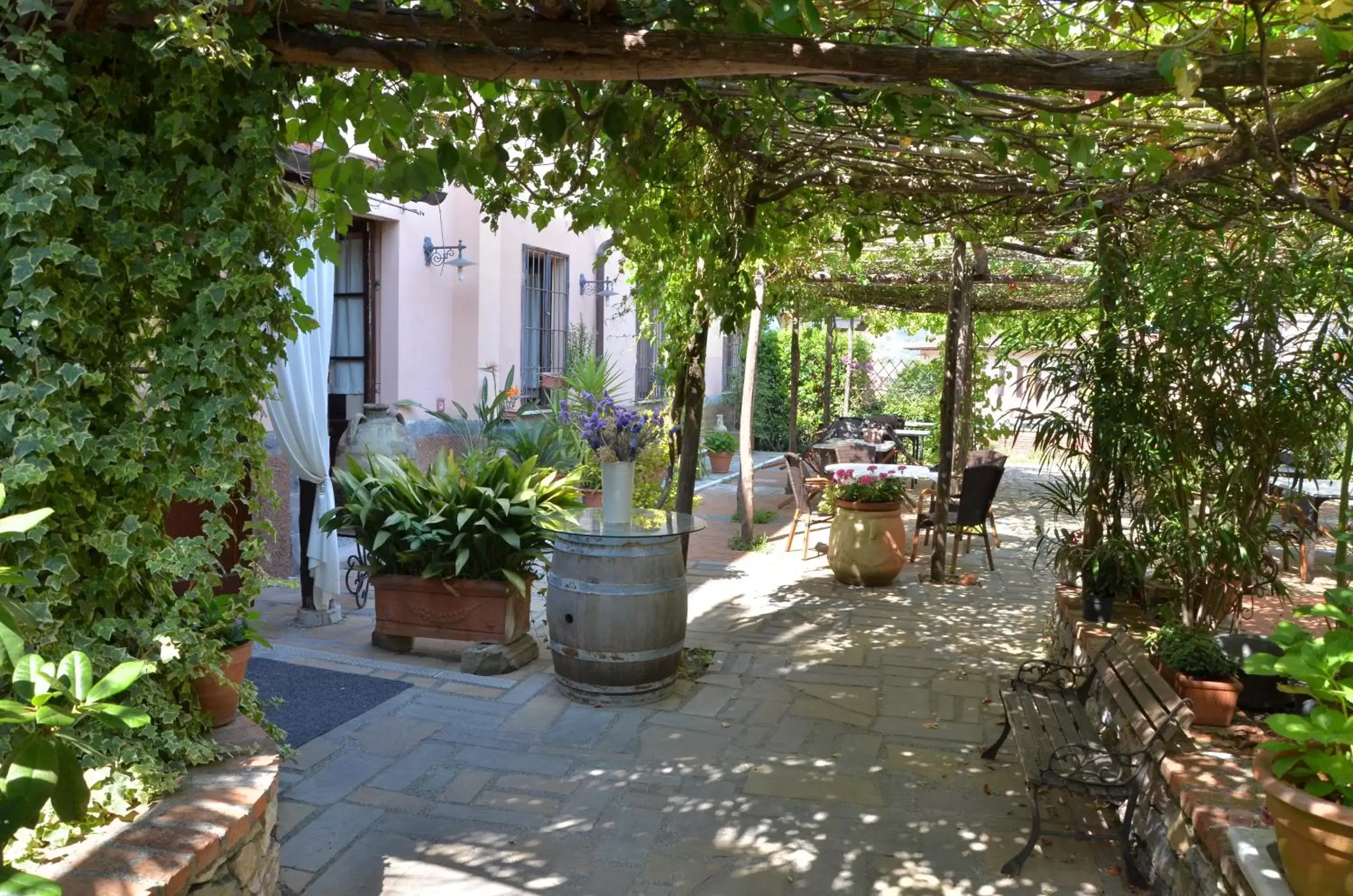 Patio in Locanda Dal Moccia