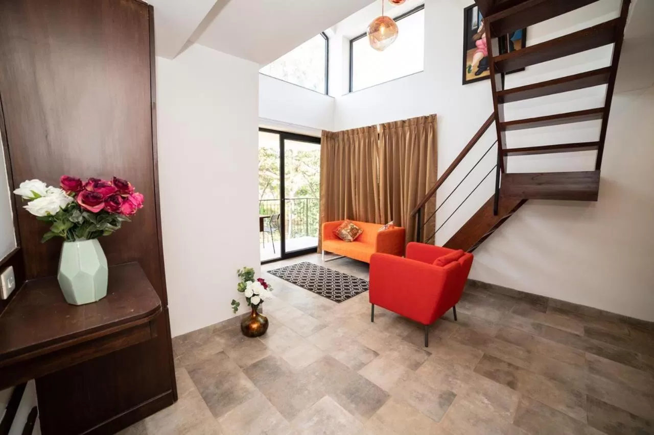 Seating Area in HALF Hotel, Calangute