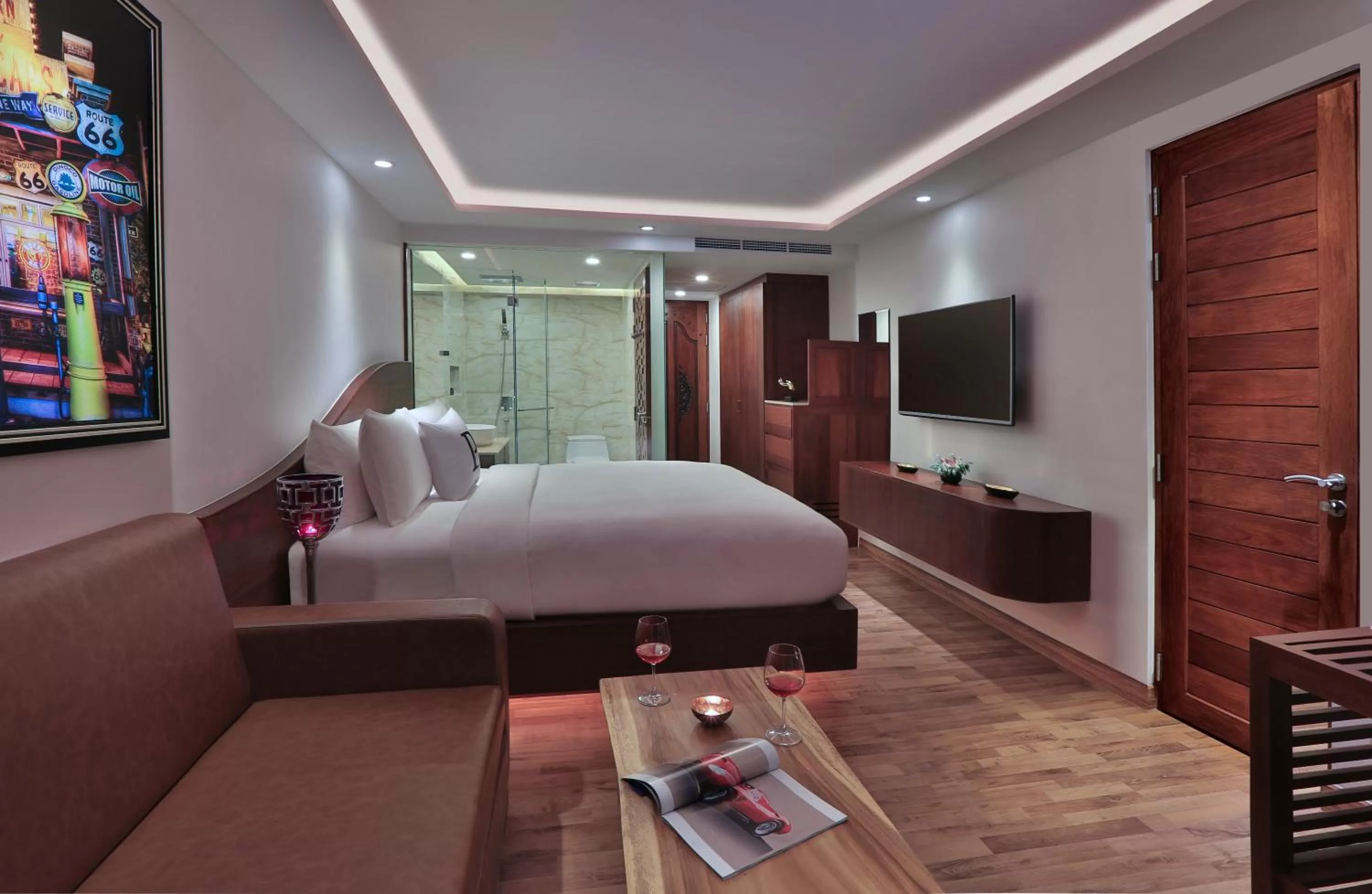 Bed in The Privilege Hotel Ezra Beach Club