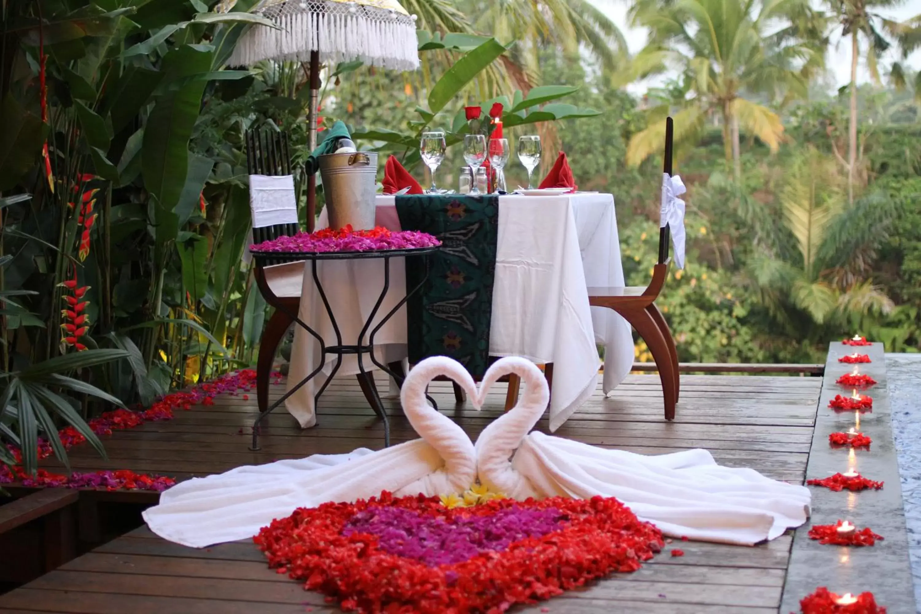 Patio in Ubud Green Resort Villas Powered by Archipelago