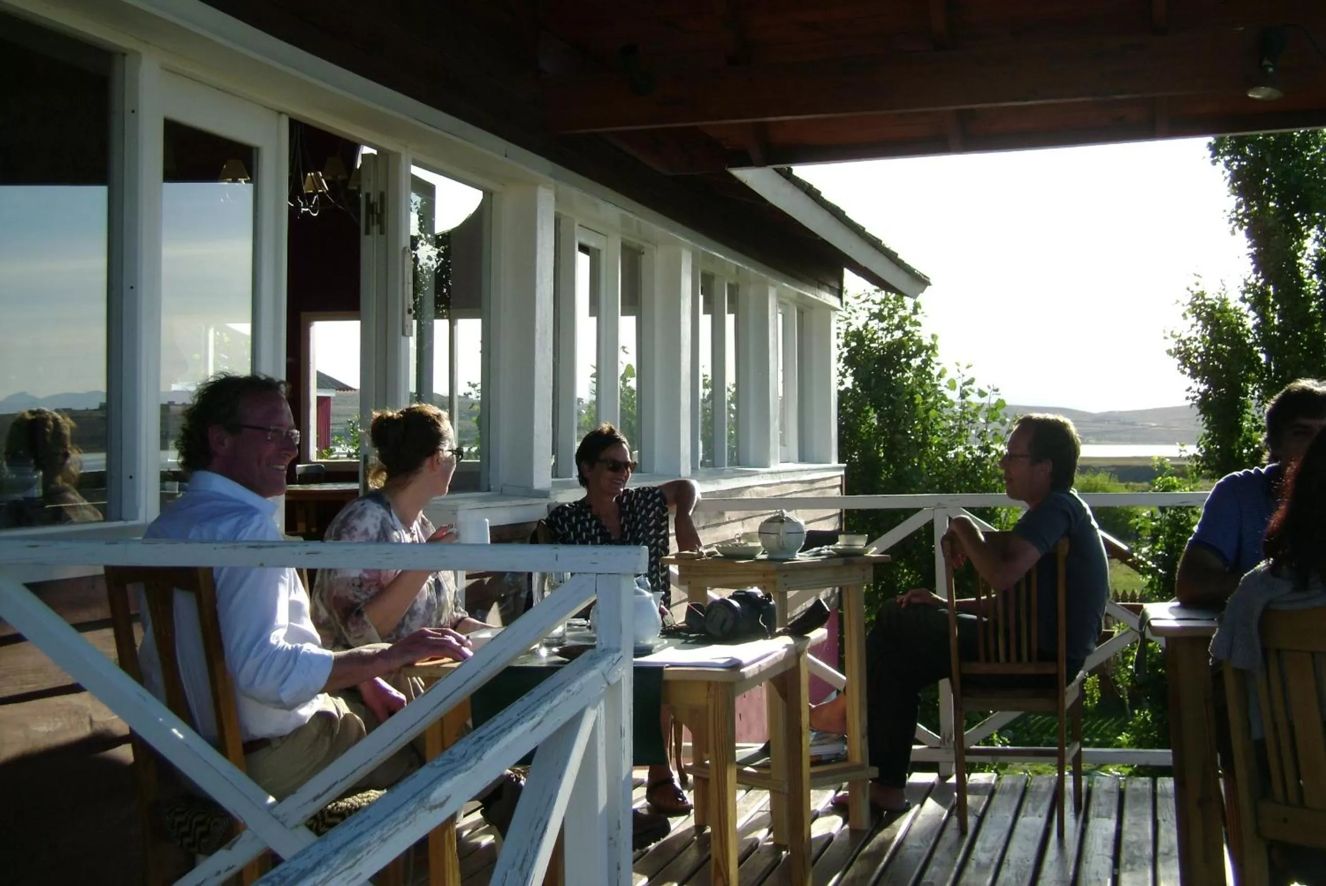 Balcony/Terrace in Hosteria Cauquenes De Nimez