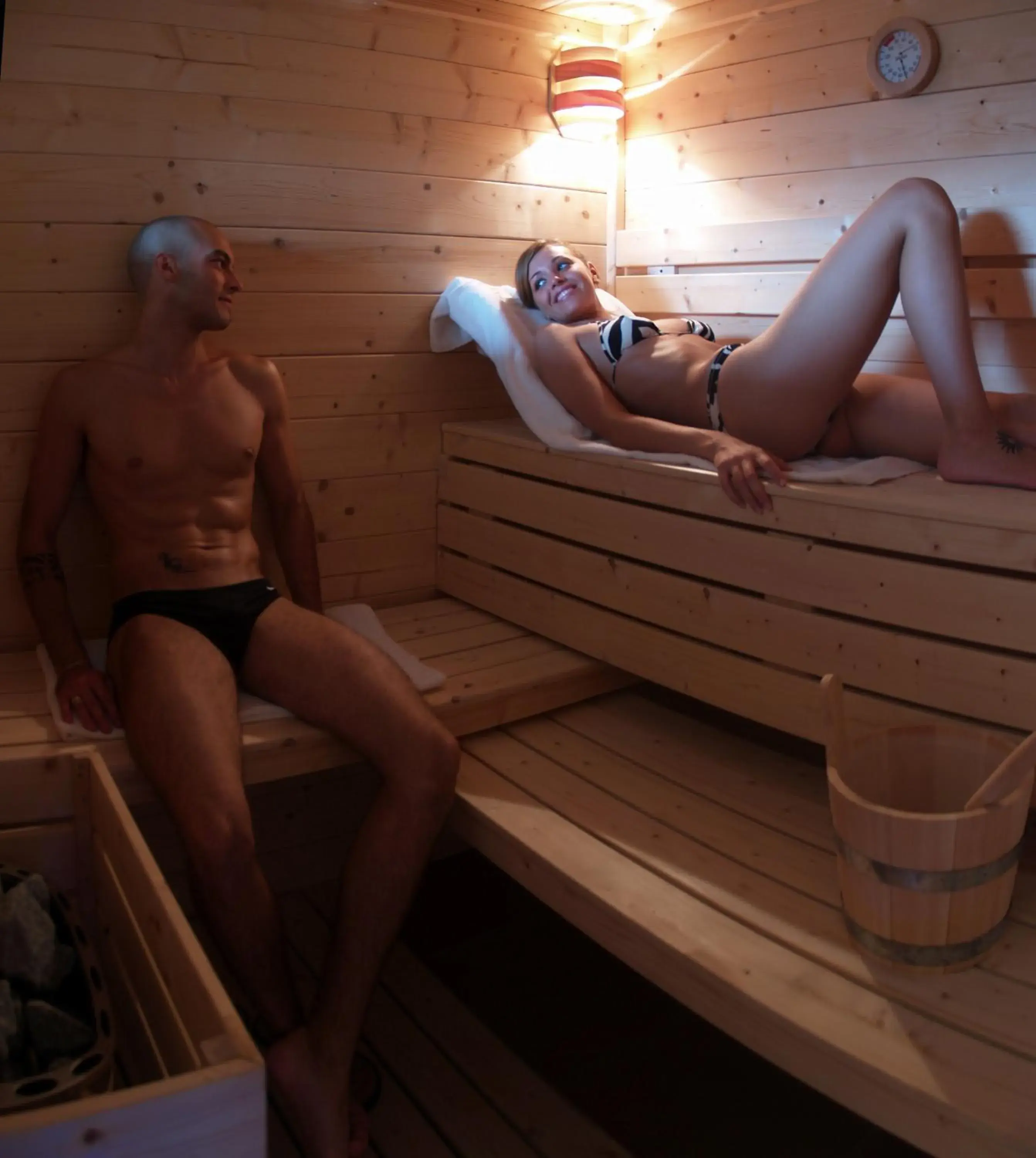 Sauna in Hotel Airone