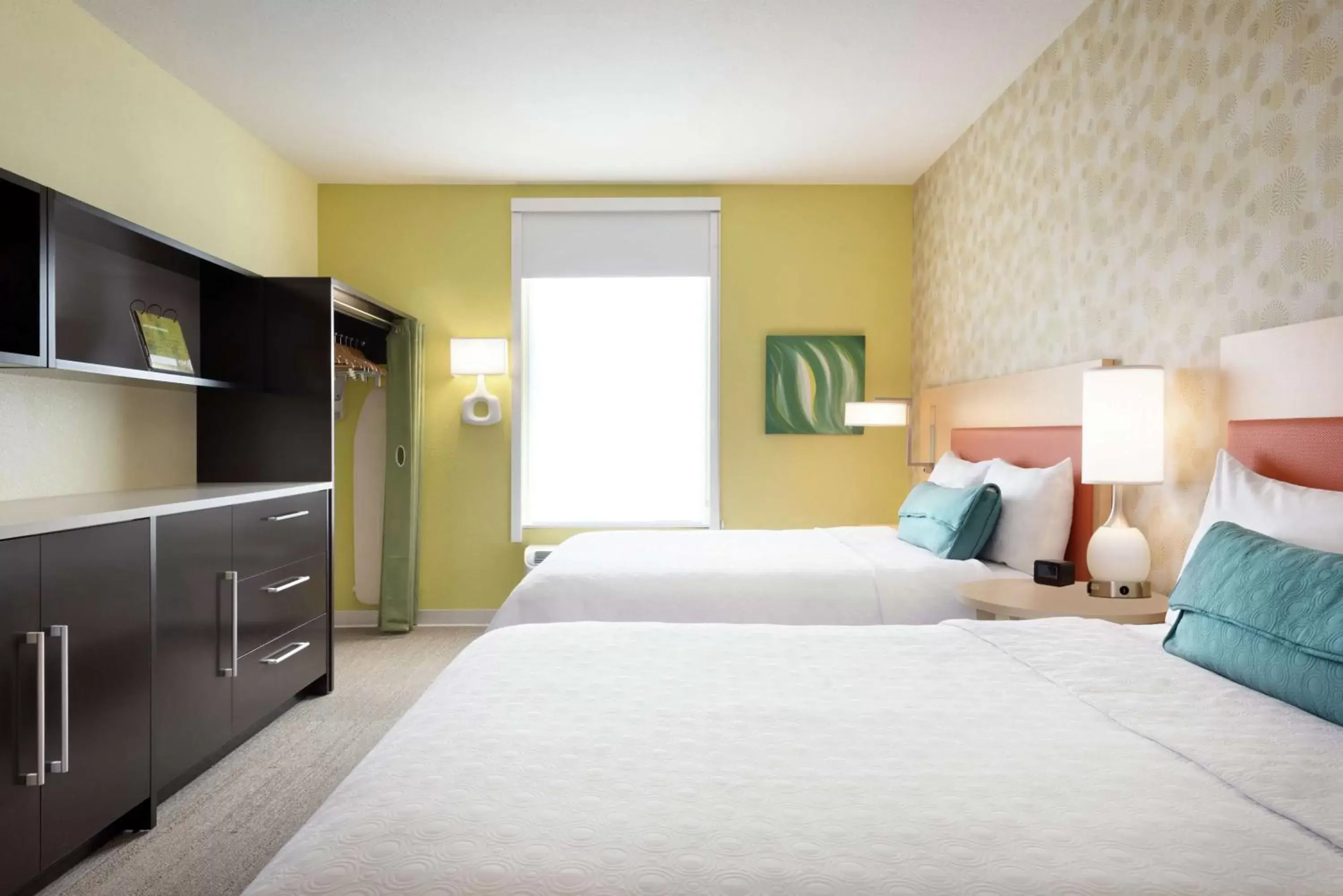Bed in Home2 Suites by Hilton Cleveland Independence
