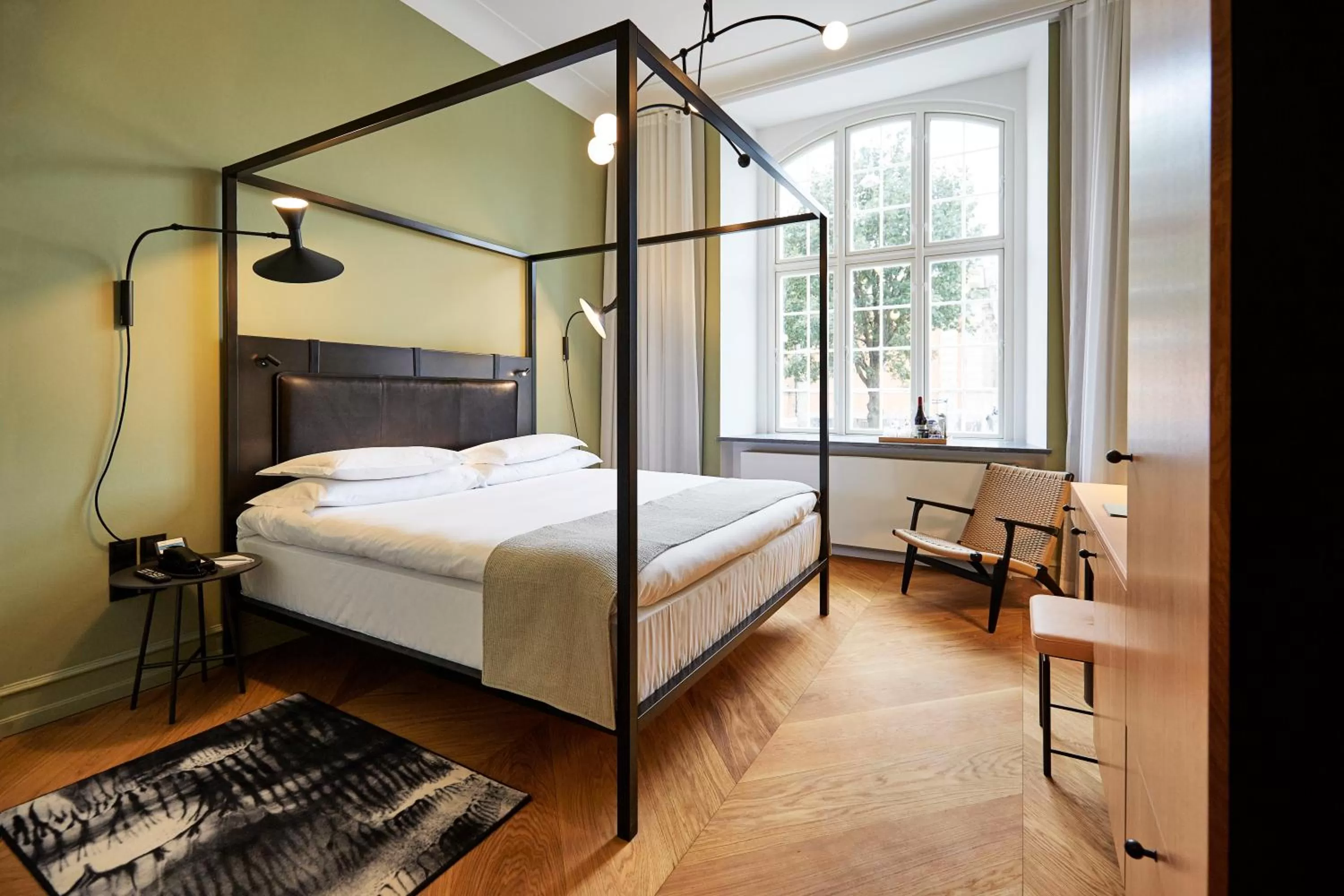Bed in Nobis Hotel Copenhagen, a Member of Design Hotels