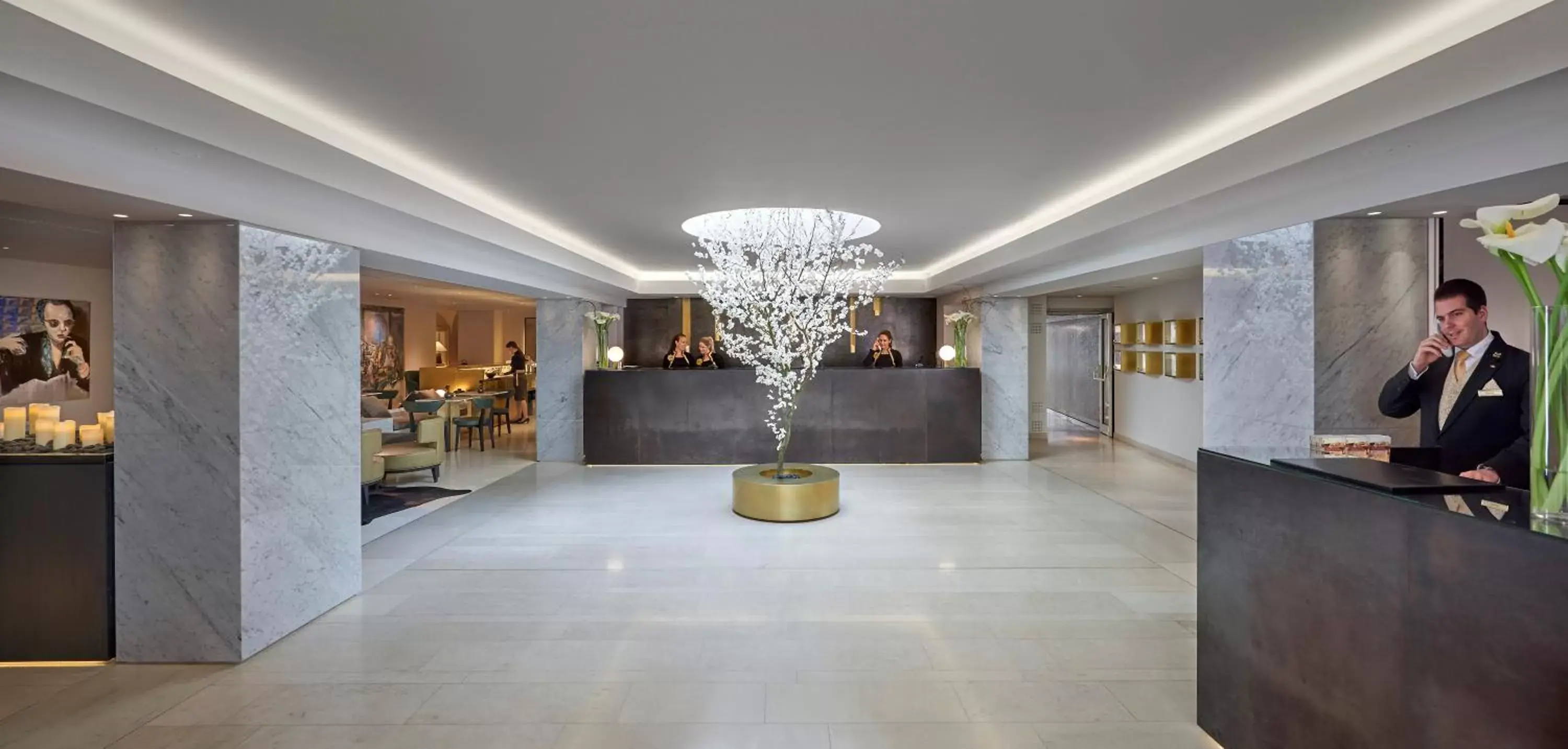 Lobby or reception in Mandarin Oriental, Prague