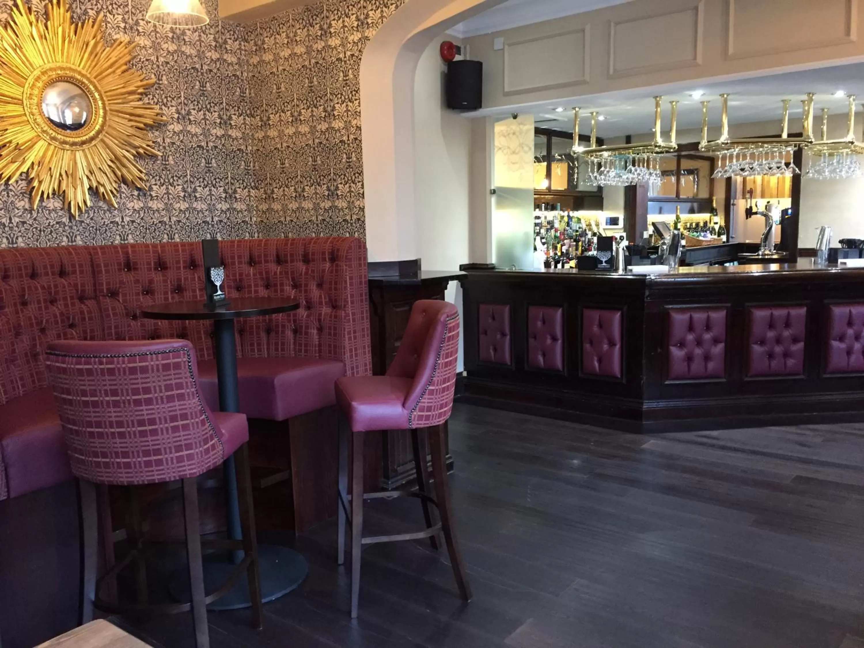 Lounge or bar in Best Western Plough and Harrow Hotel