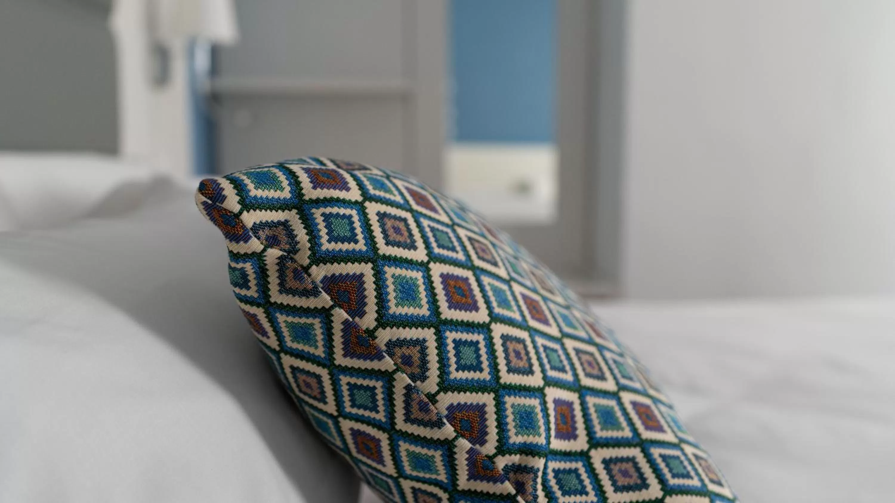 Bed in Palazzo Cappuccini Art Relais