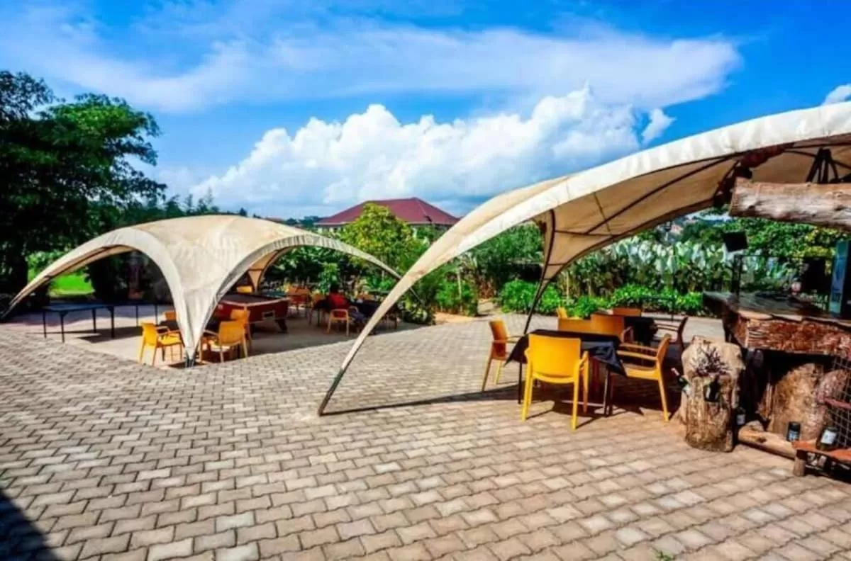 Patio in African Tribe Suites