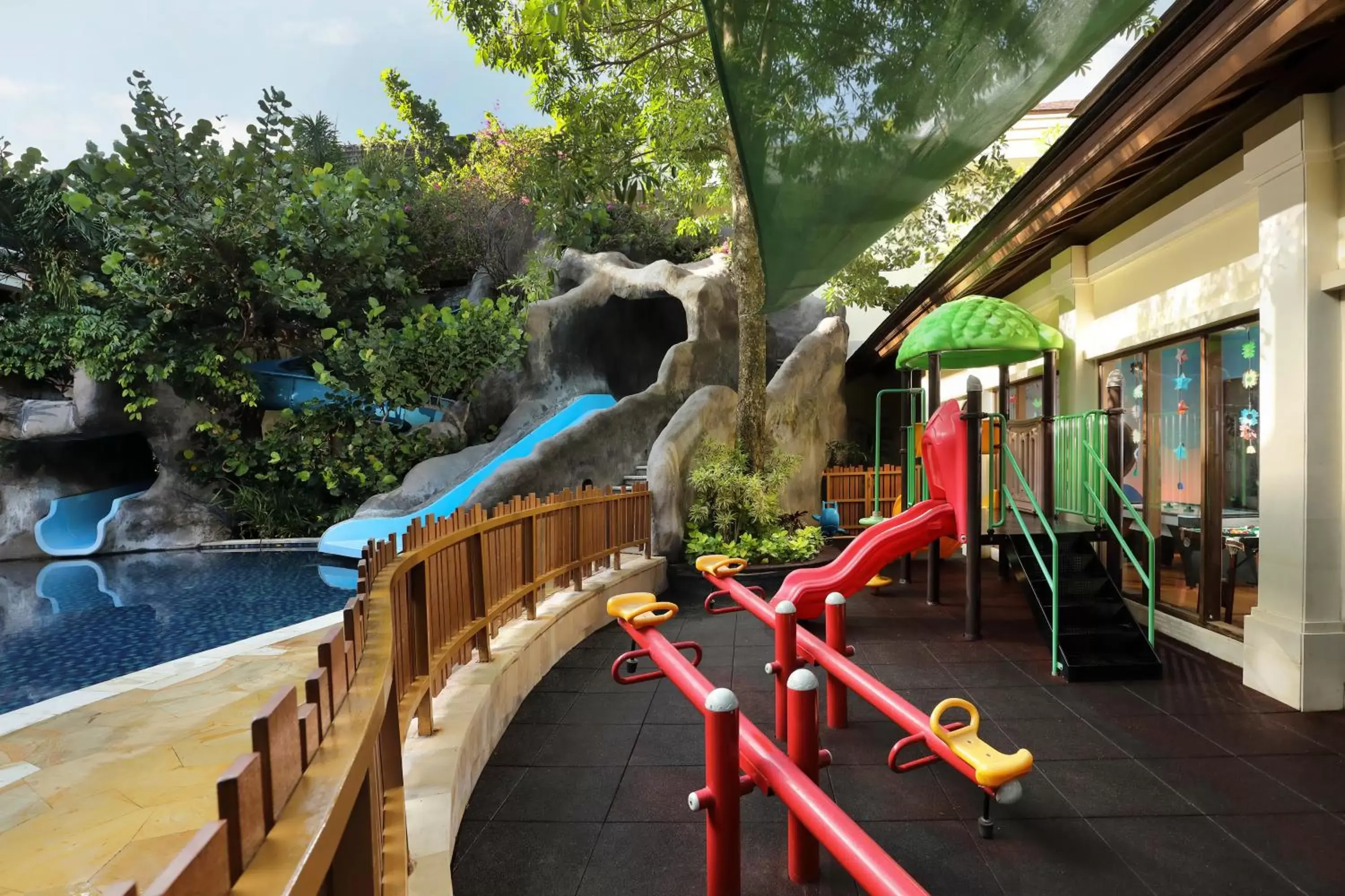 Children play ground in Padma Resort Legian