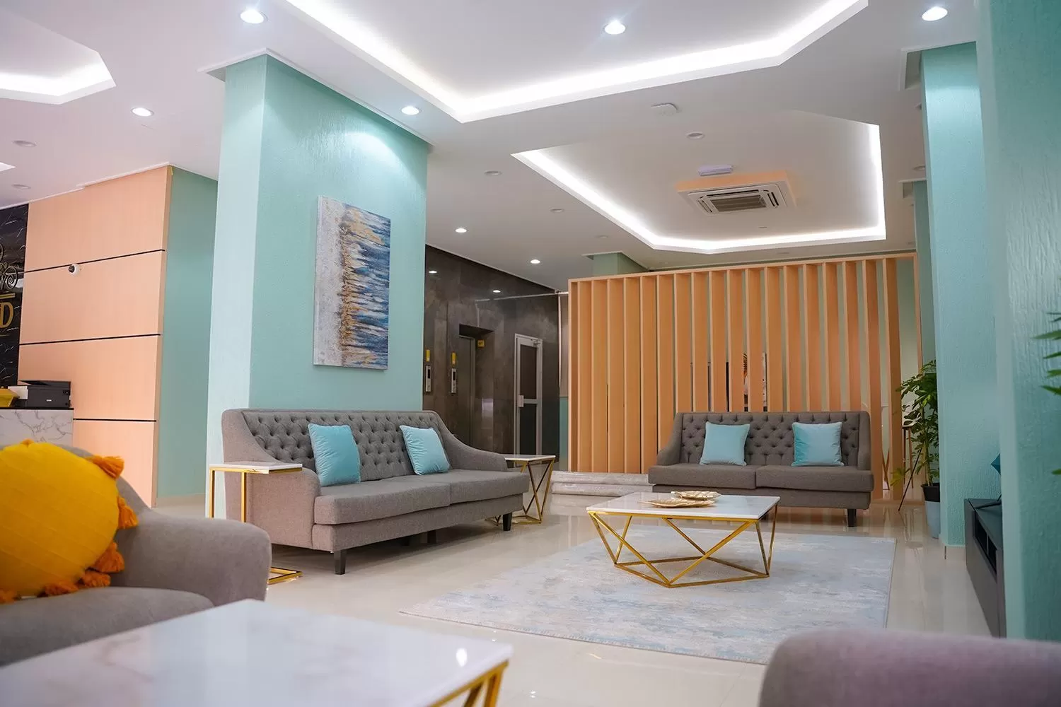 Lobby or reception in BHomed Salmiya