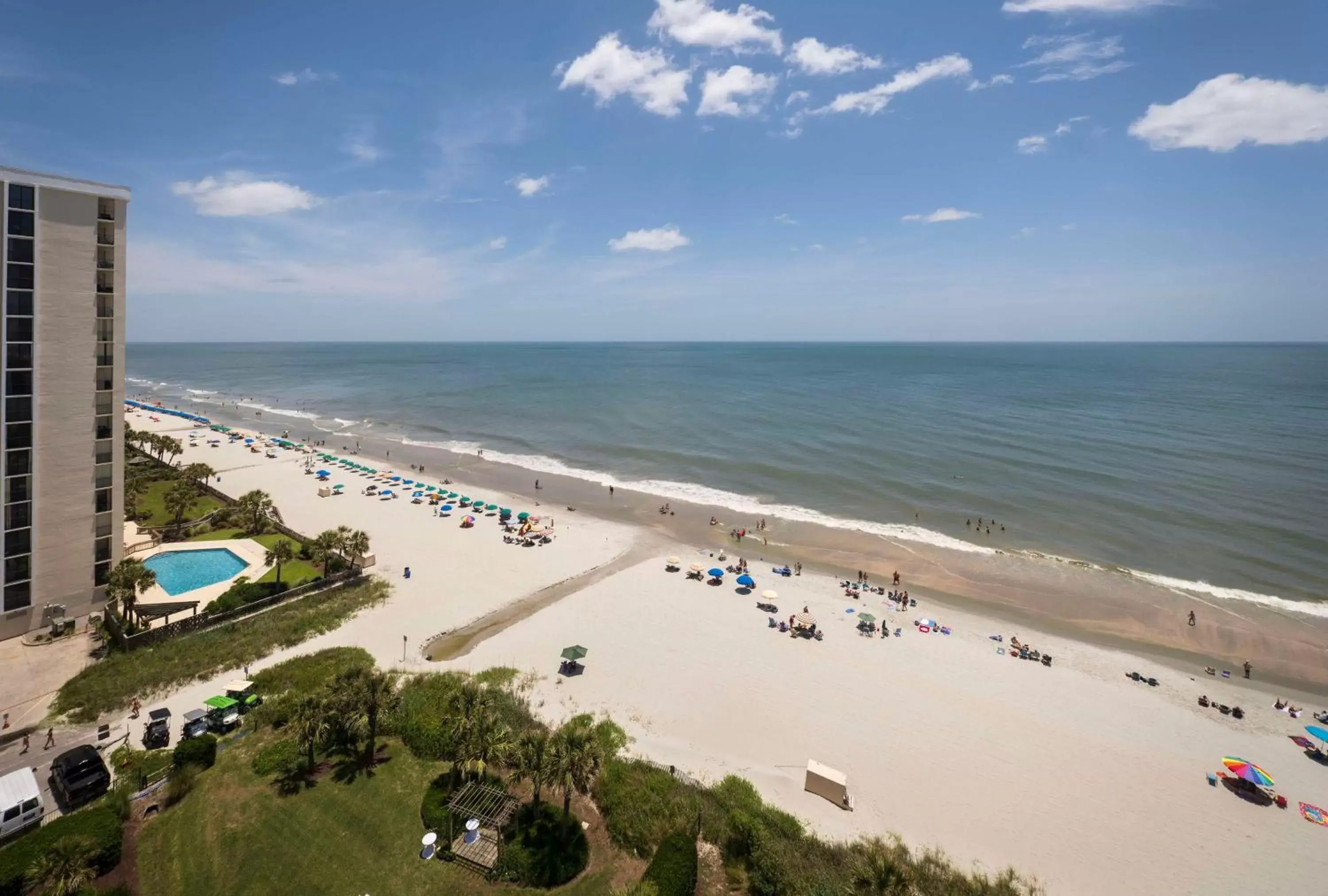 View (from property/room), Beach in Hilton Myrtle Beach Resort