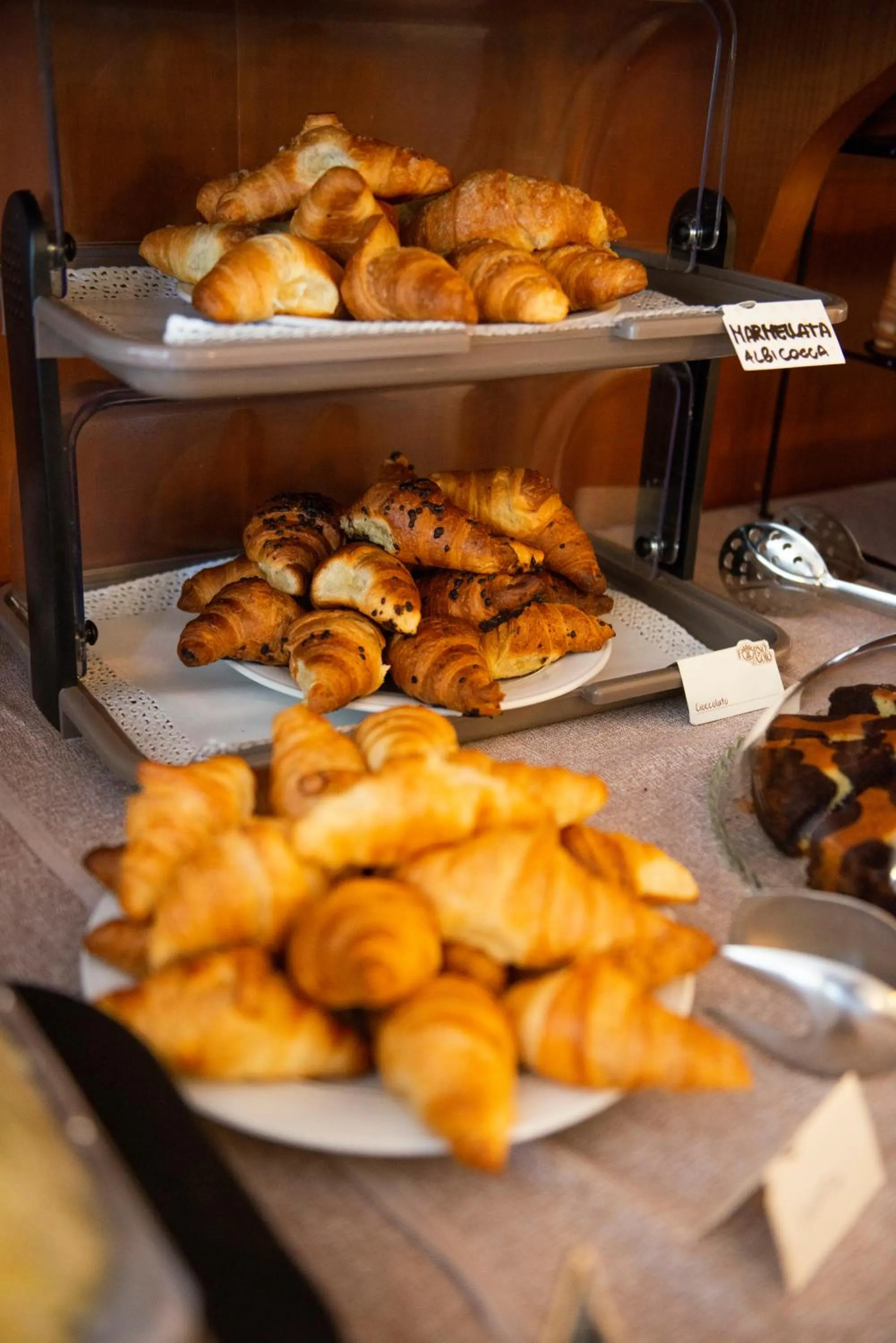 Buffet breakfast in Park Hotel Abbadia