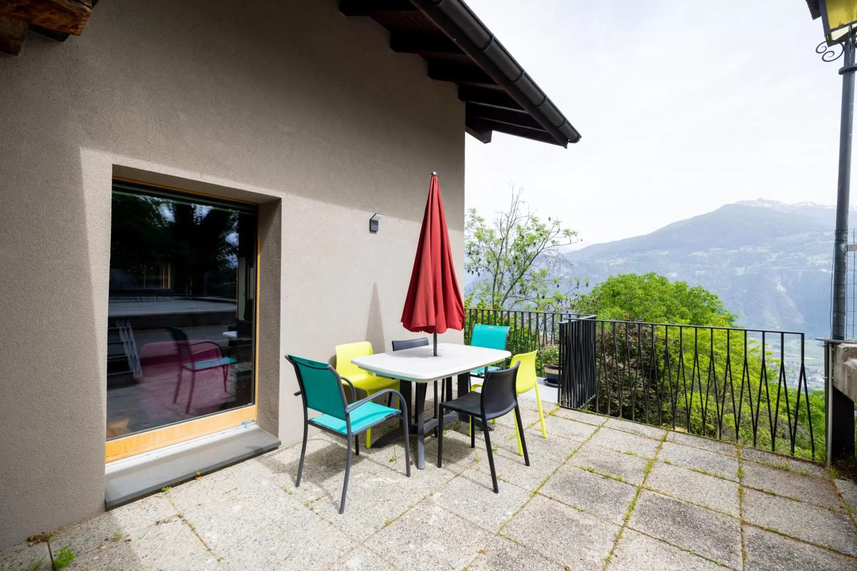 Balcony/Terrace in B&B La Forge de Diogne