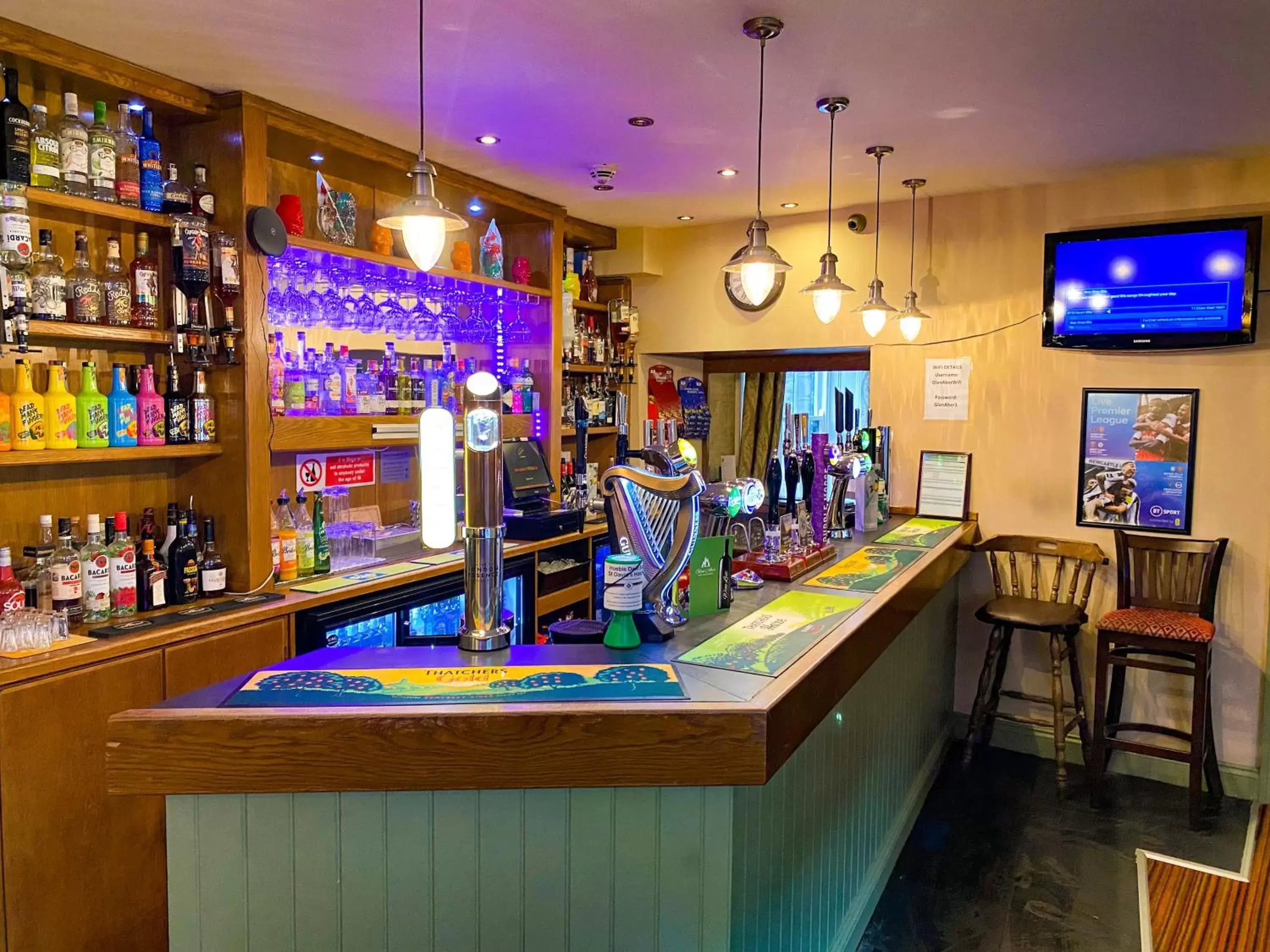 Lounge or bar in Glan Aber Hotel