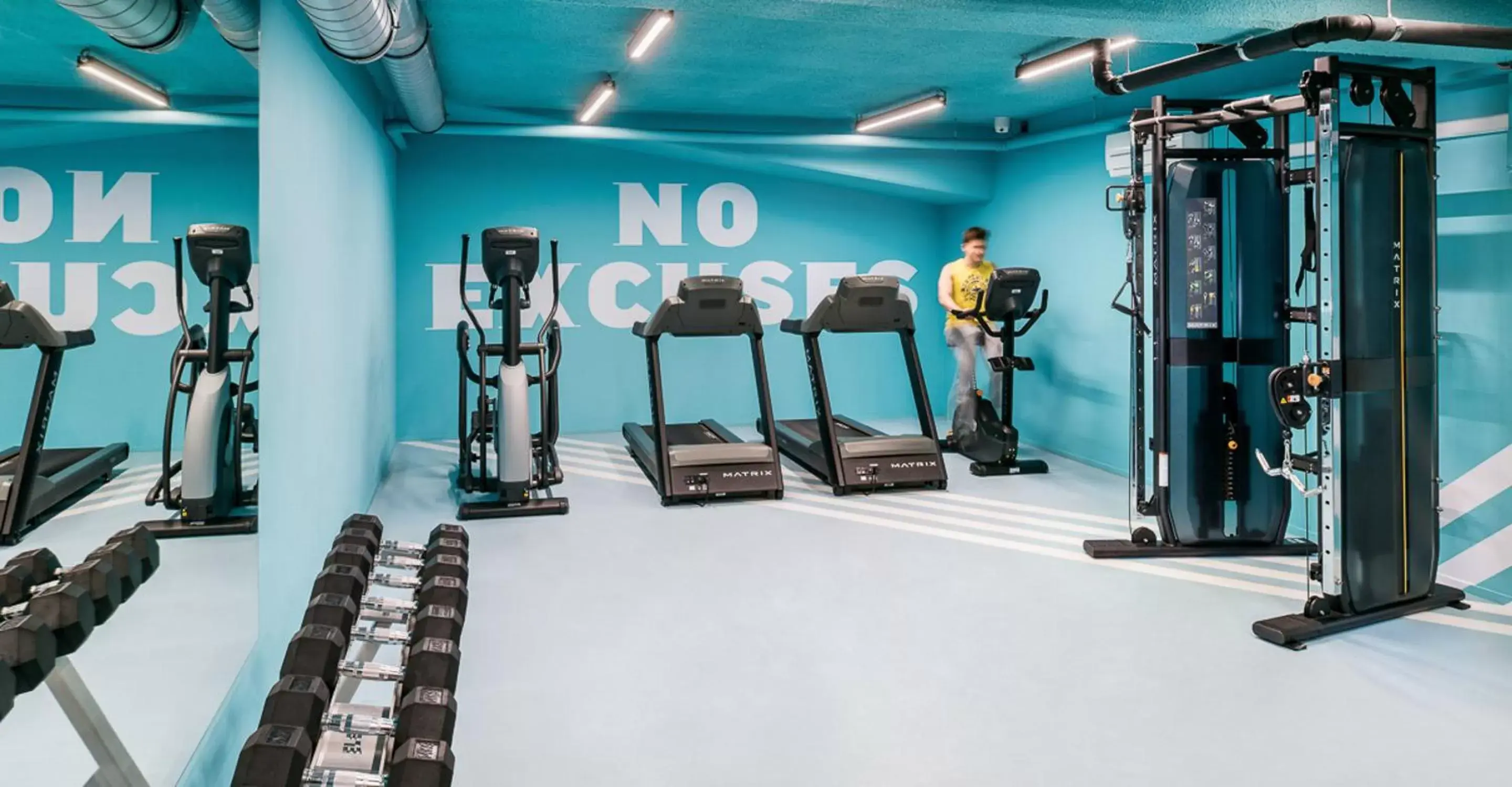 Fitness centre/facilities, Fitness Center/Facilities in The Social Hub Rotterdam