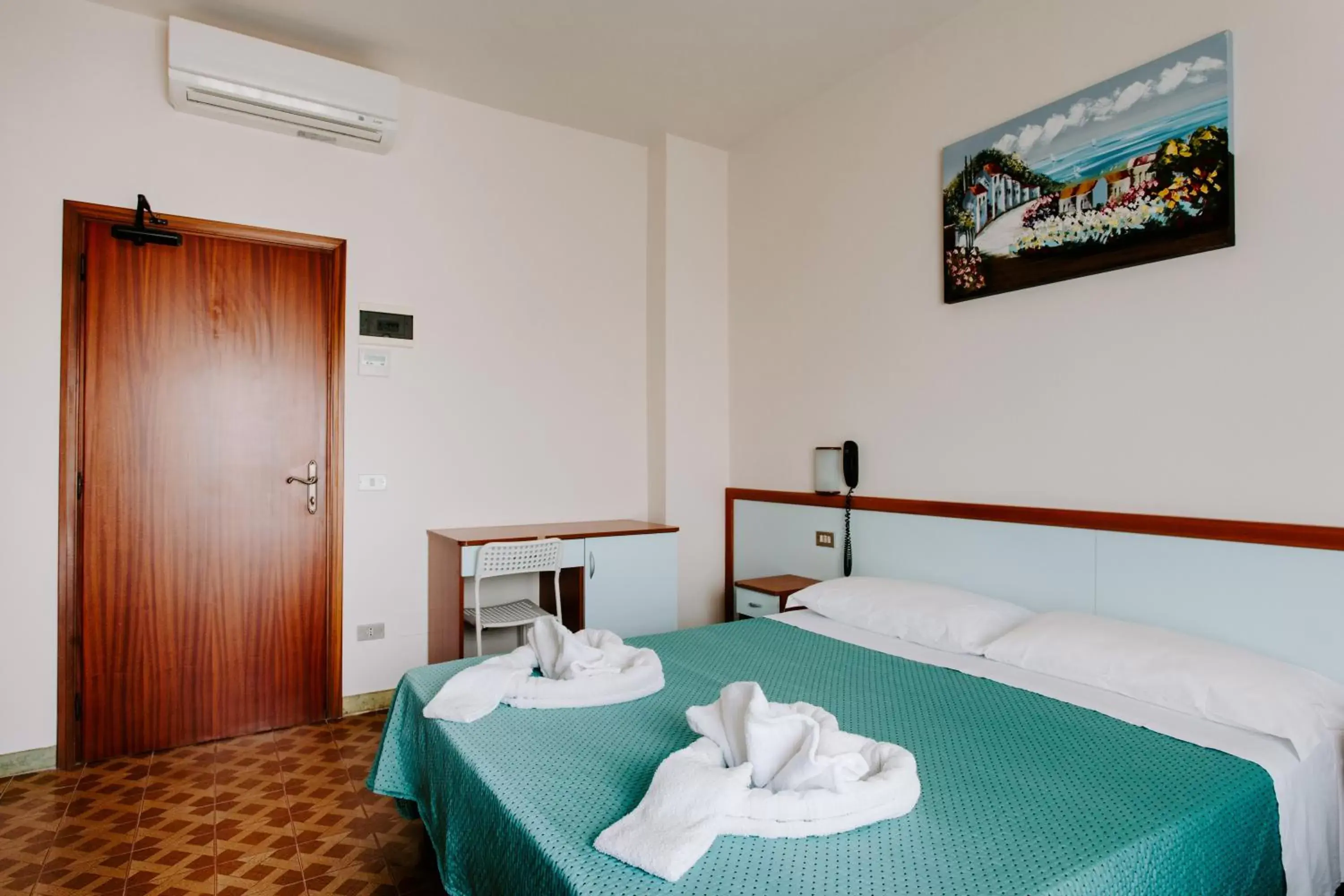 Bed in Hotel Villa Claudia