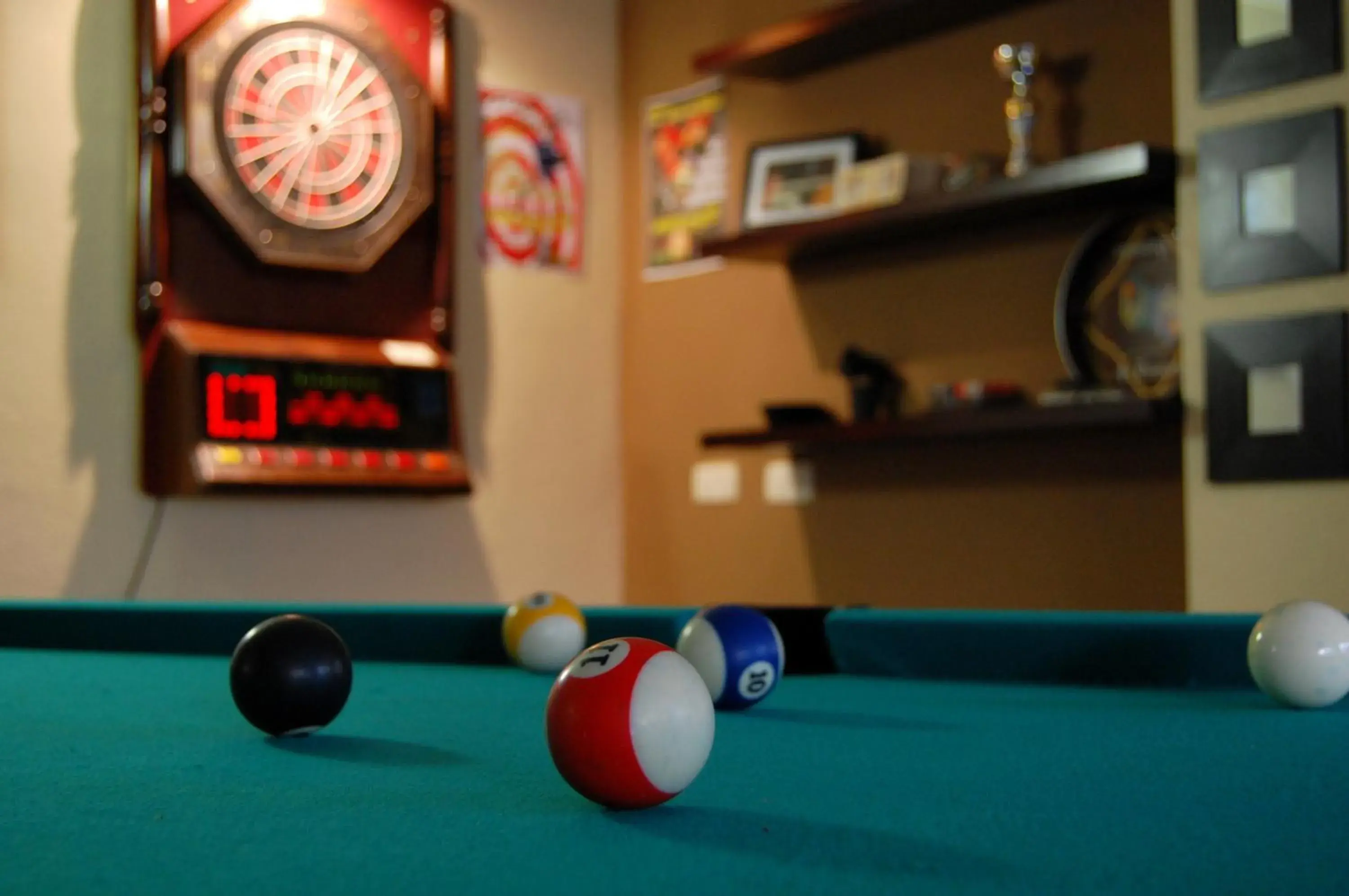 Decorative detail, Billiards in Hotel París