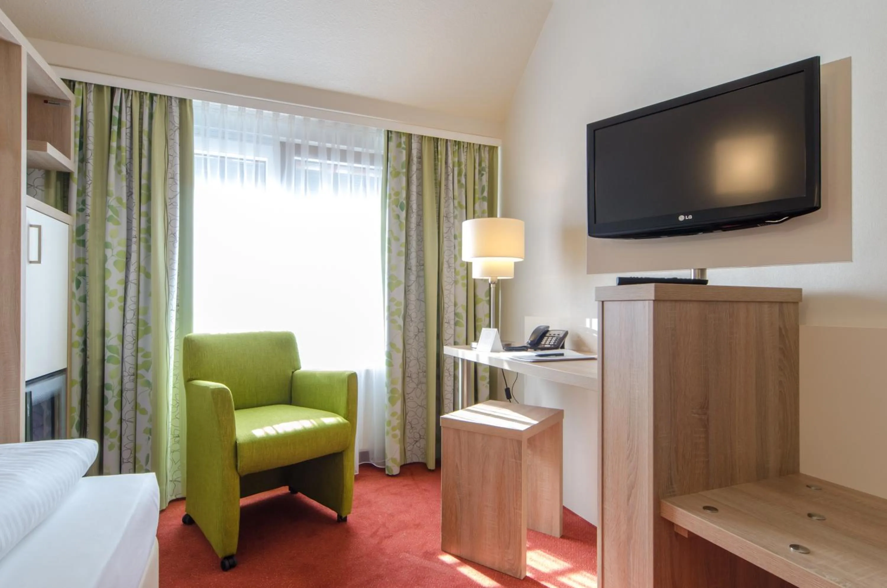 Decorative detail, Bed in Garden Hotel