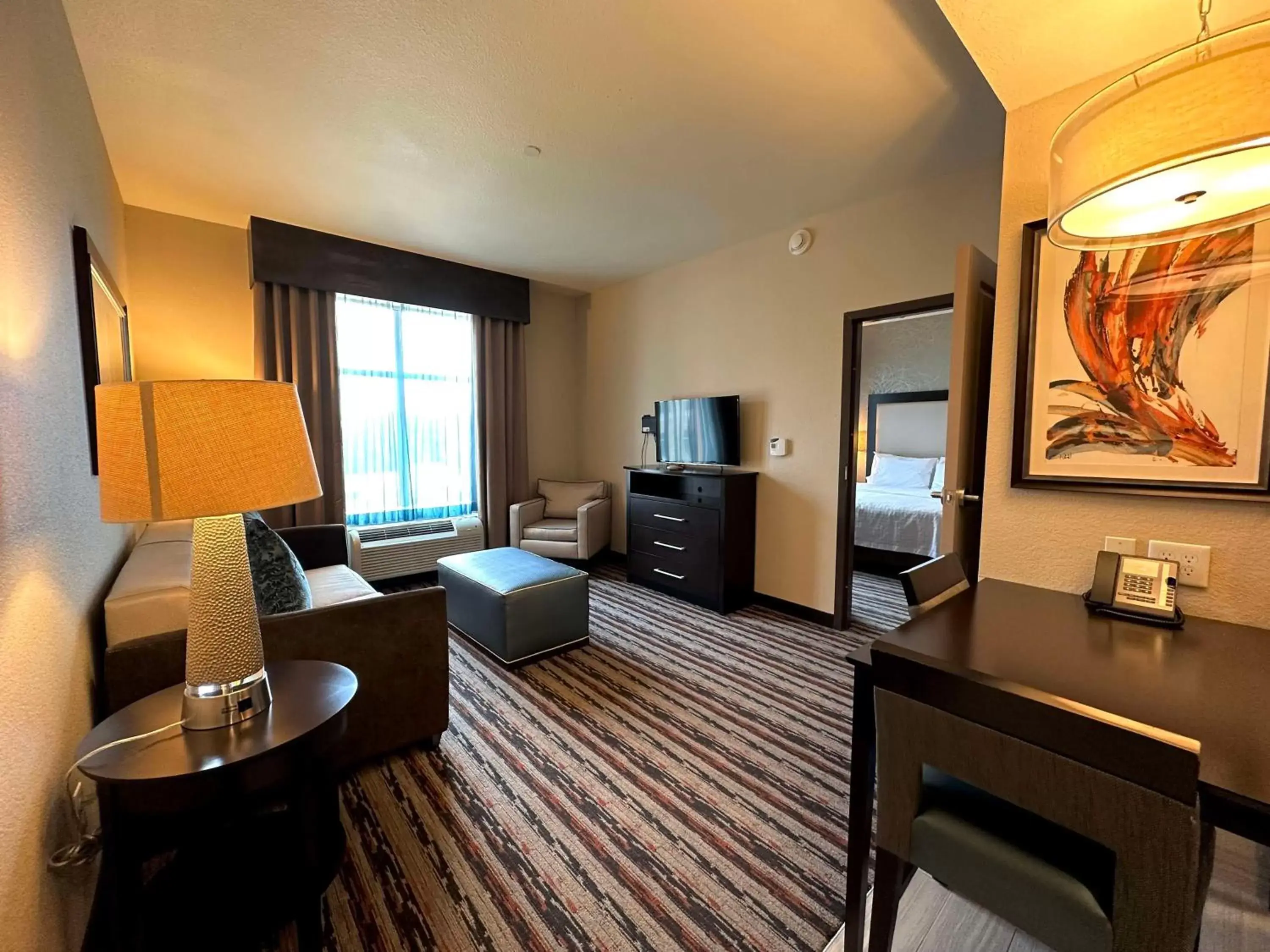 Bedroom, Seating Area in Homewood Suites by Hilton North Houston/Spring