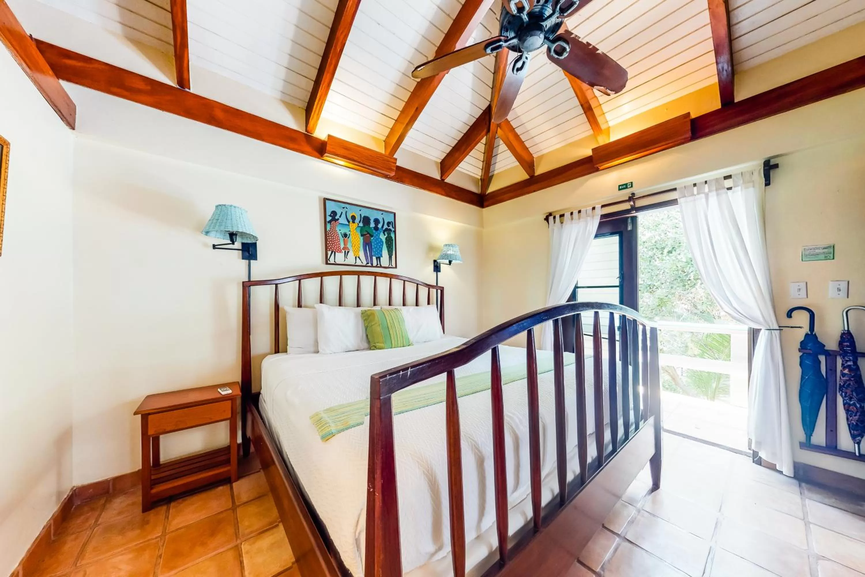 Bed in Condo #26 @ Beachside Villas