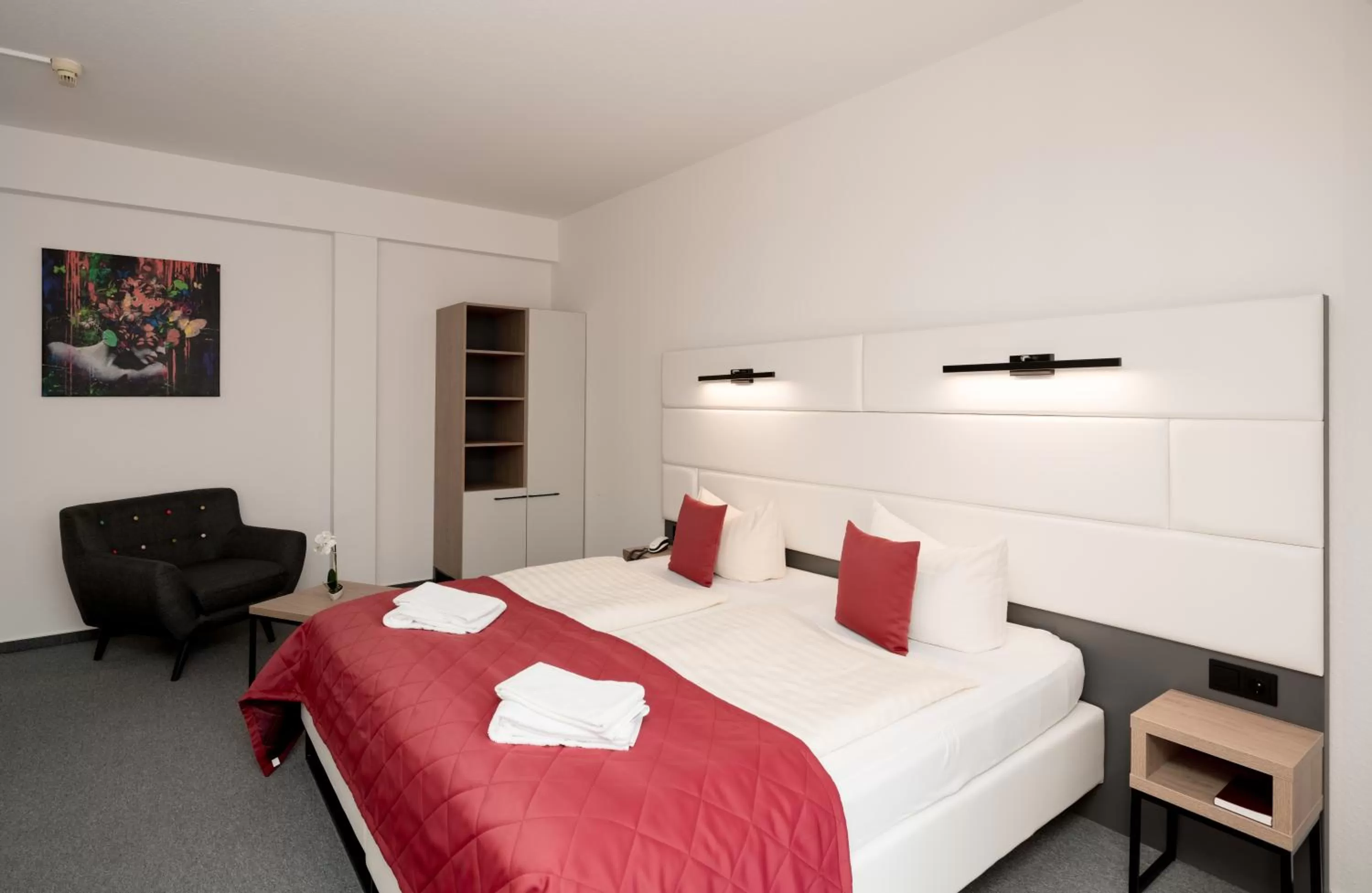 Bed in Hotel Stadtfeld