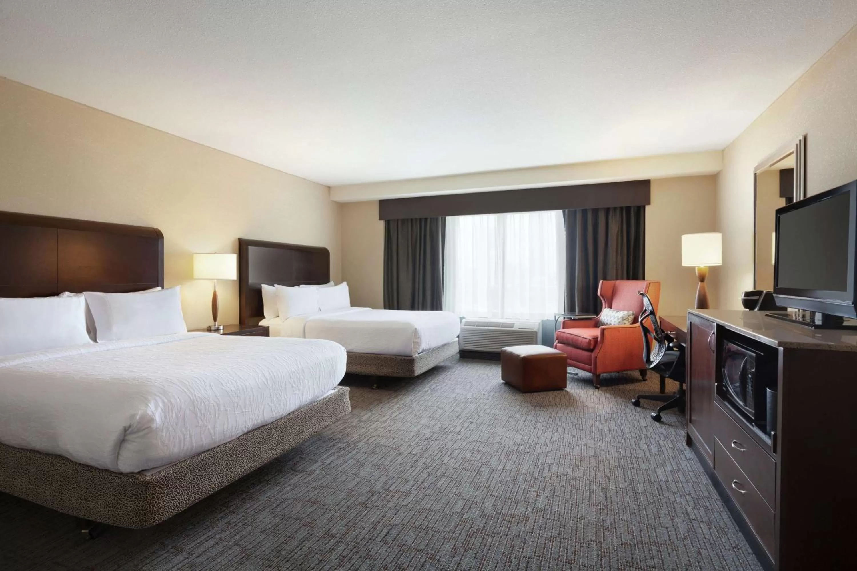 Premium Queen Room with Two Queen Beds and Roll-In Shower - Mobility Access in Hilton Garden Inn Atlanta Downtown