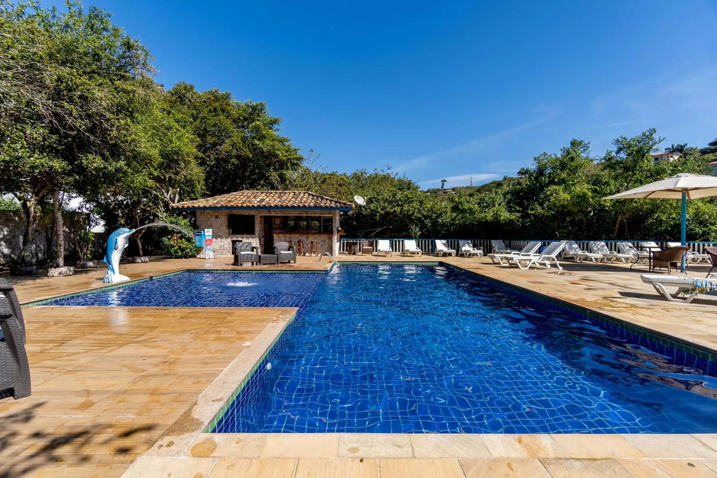 Swimming Pool in Hotel Miratlantico Búzios