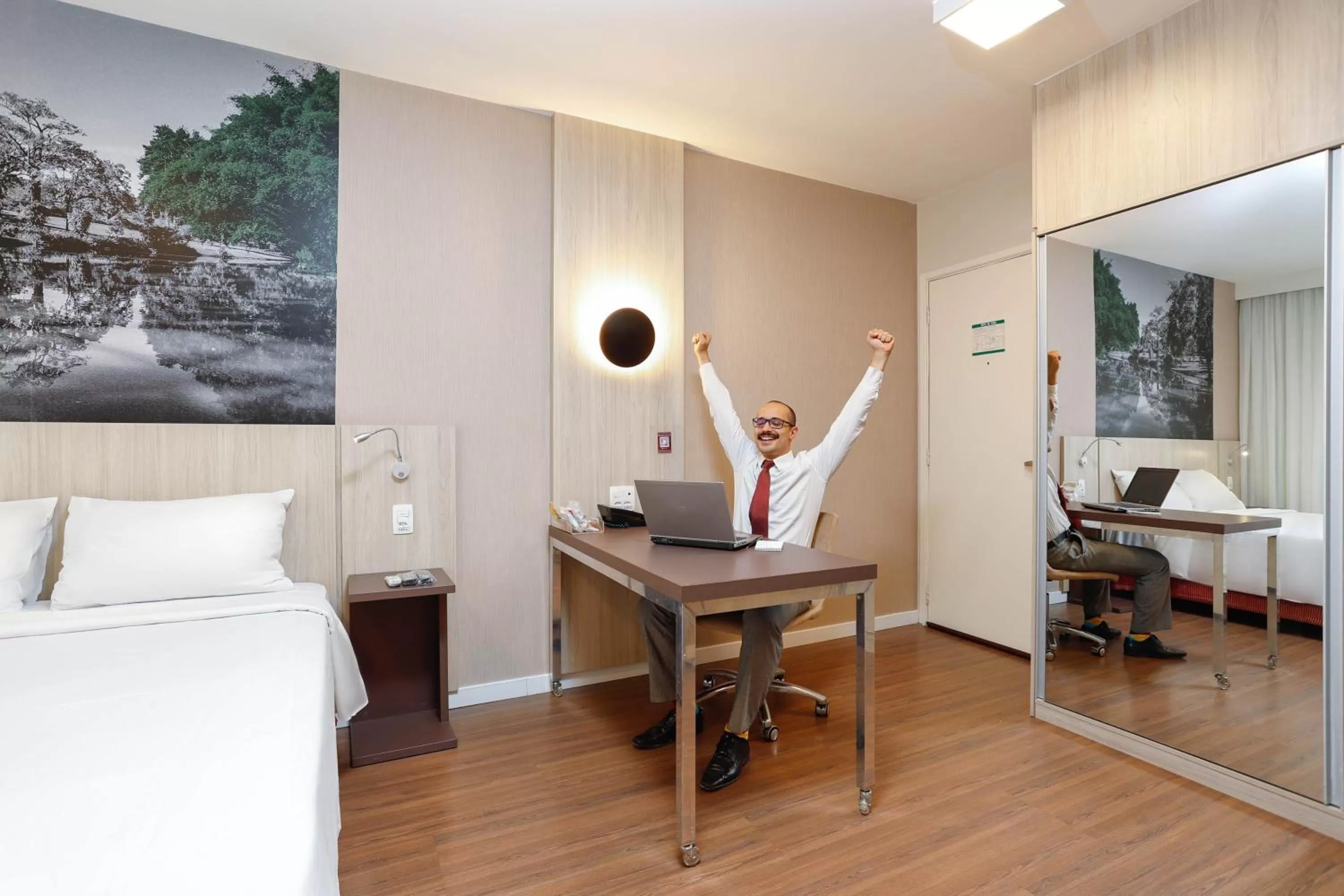 Business facilities, Bed in Mercure Sao Paulo Alamedas