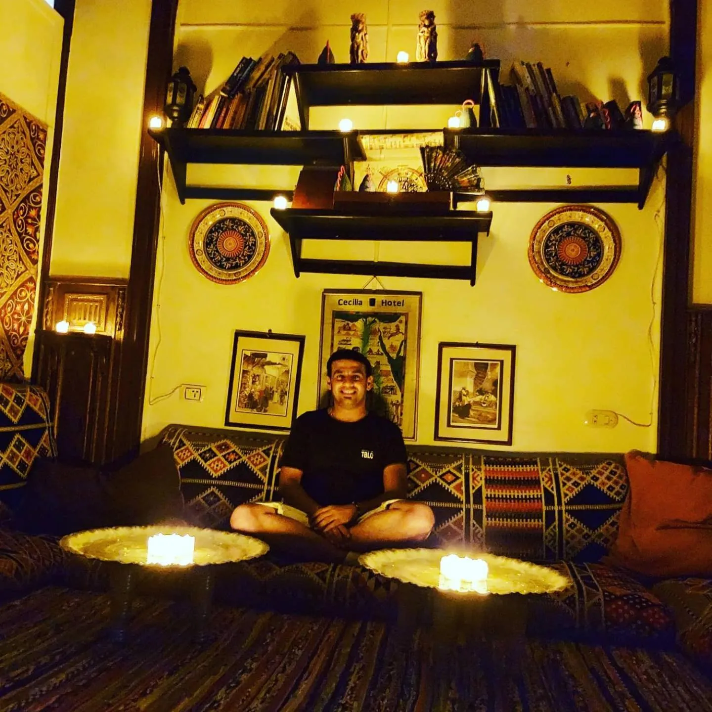 Living room in Cecilia Hostel